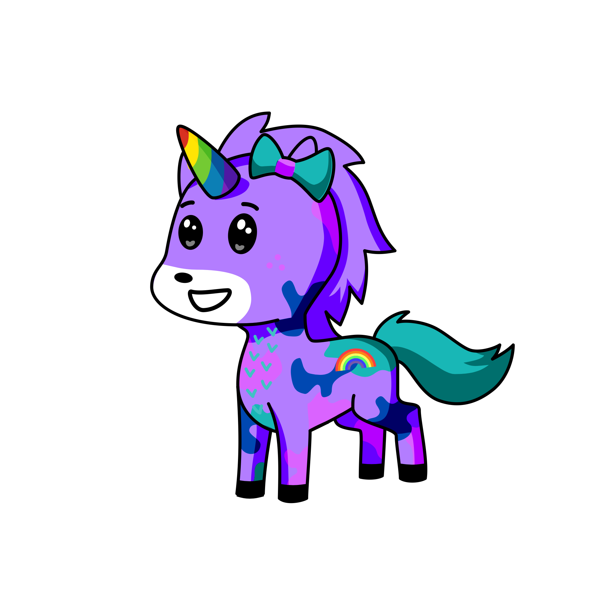 Sparkles, the unicorn