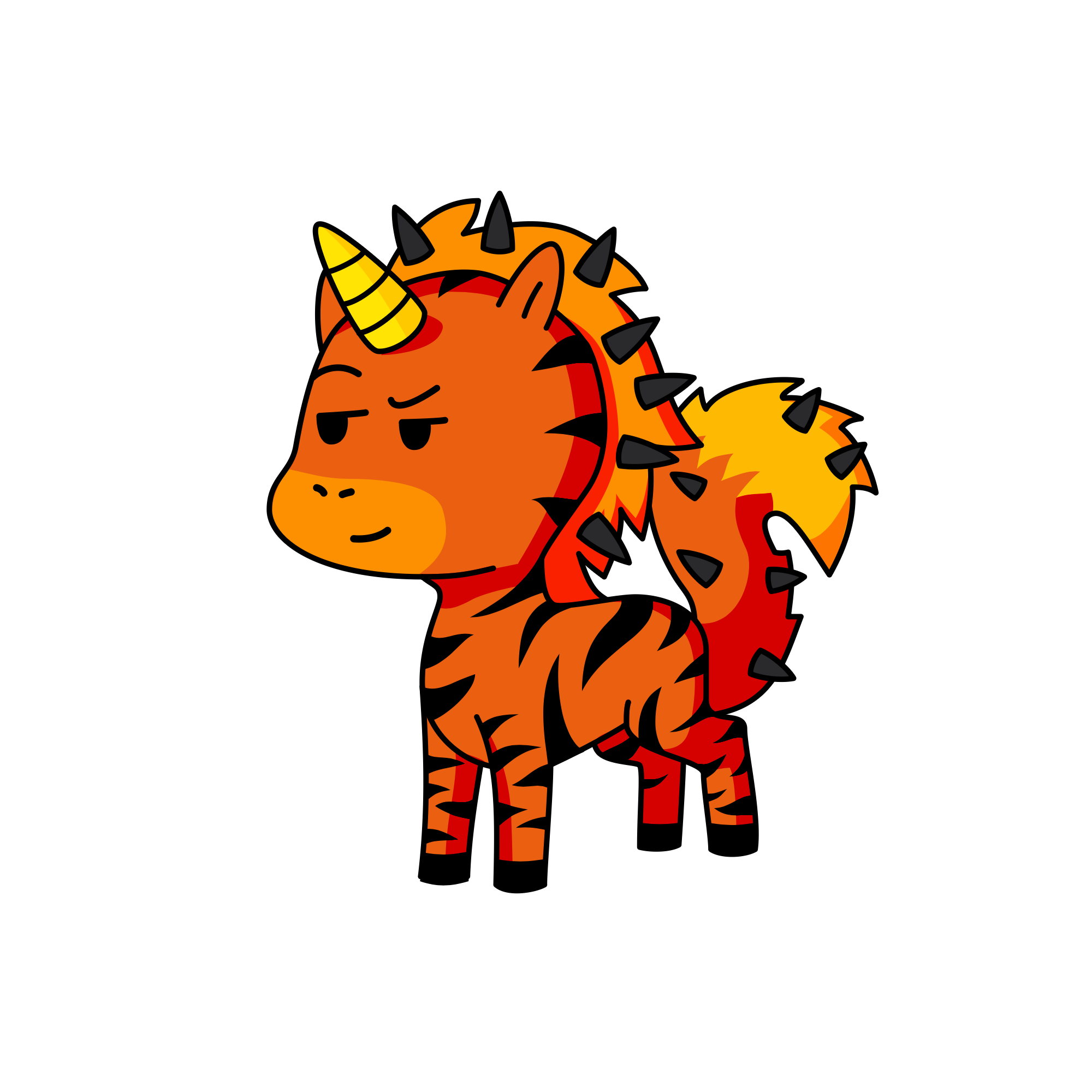 Flame , the unicorn