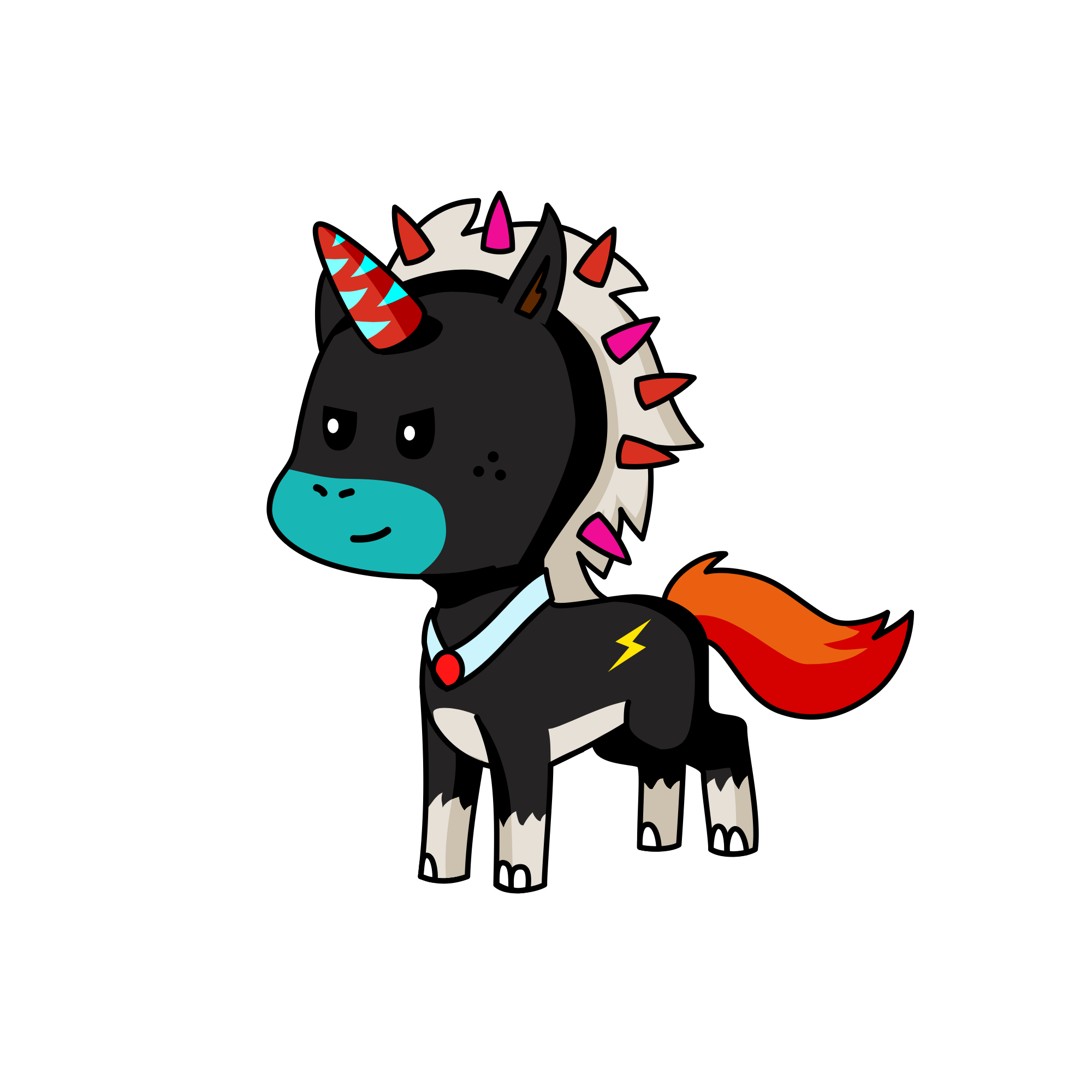 Ho ho, the unicorn