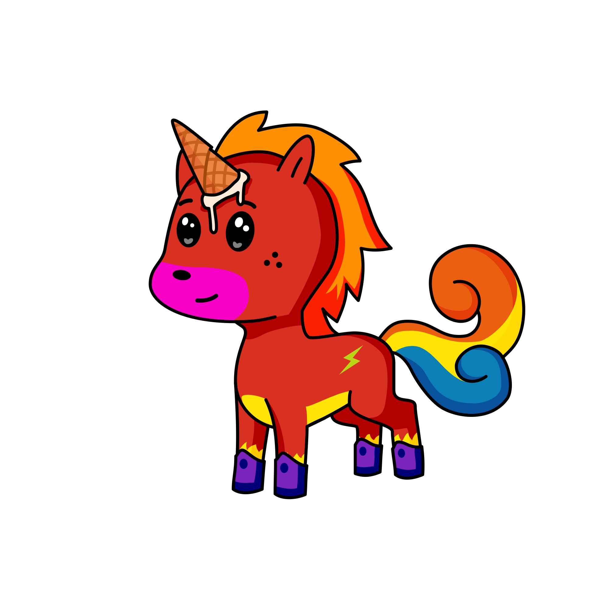 Franklin, the unicorn