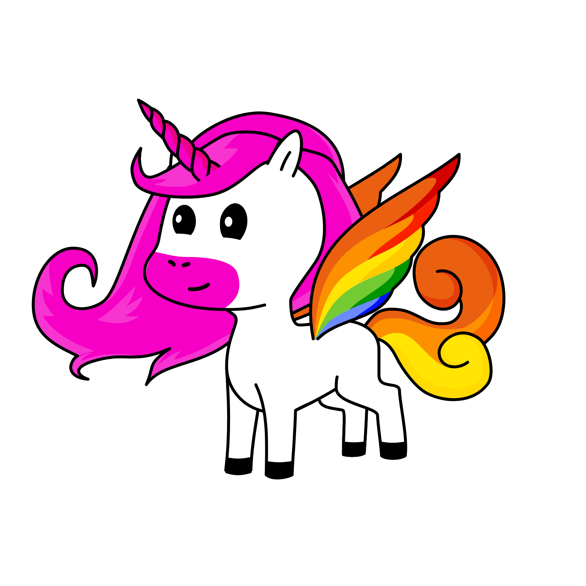 Princess Rainbow sparkle, the unicorn