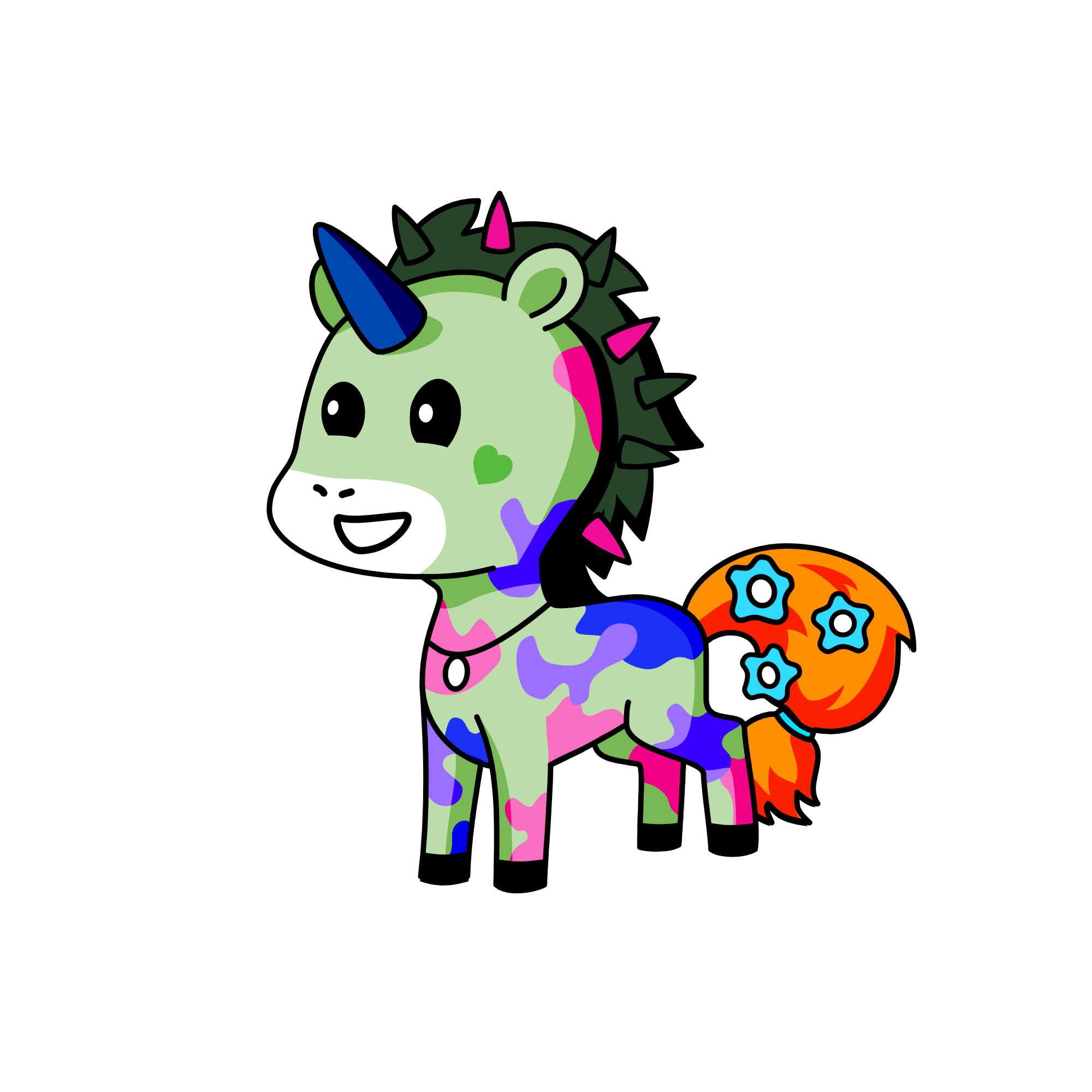 Shelley, the unicorn