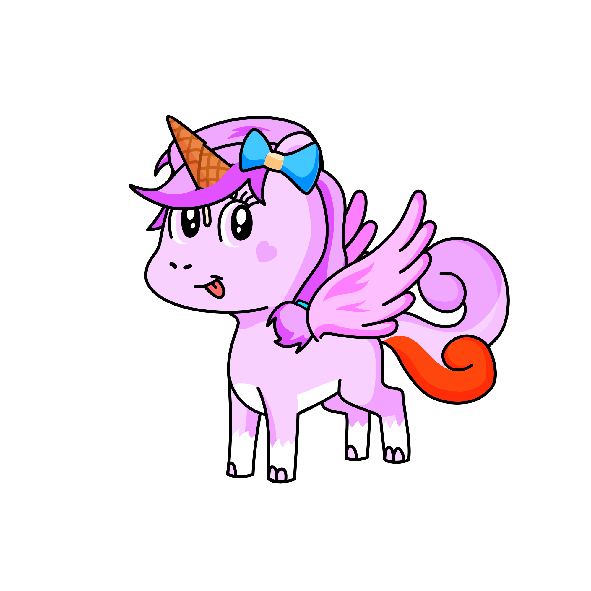 Sundae, the unicorn