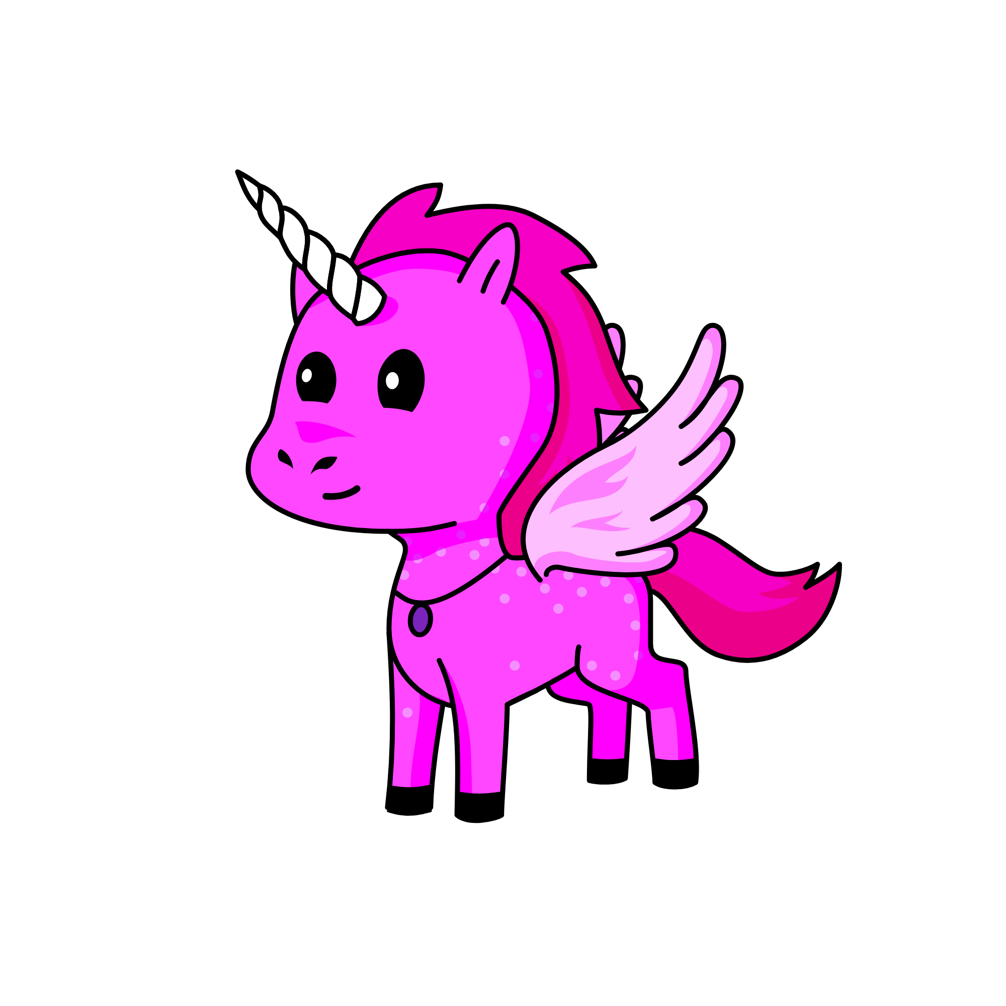 PinkBling, the unicorn