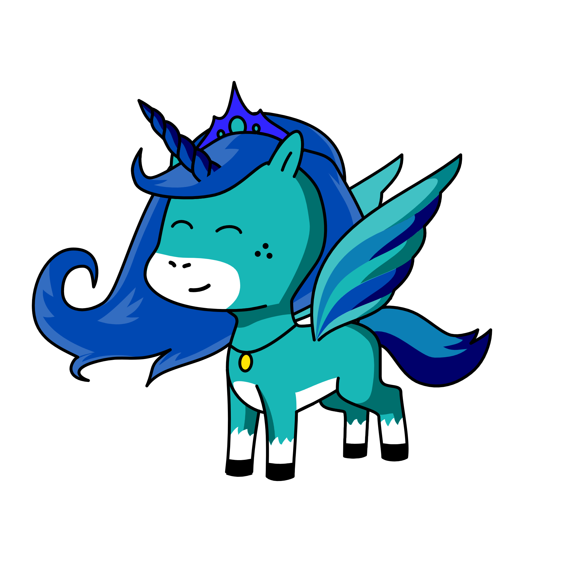Princess Iceicle, the unicorn
