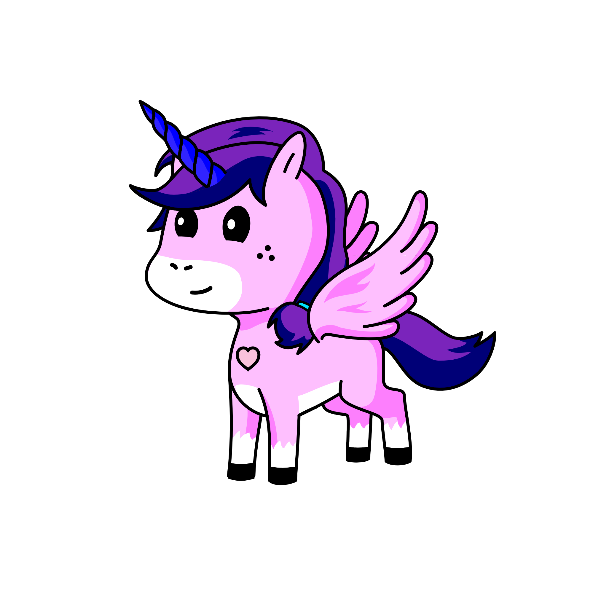 Heartlet, the unicorn
