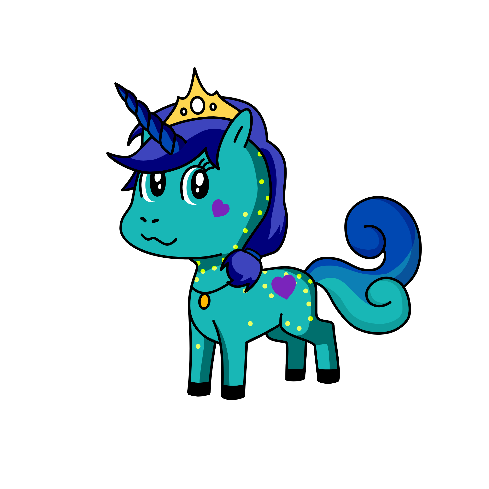 Midnight, the unicorn