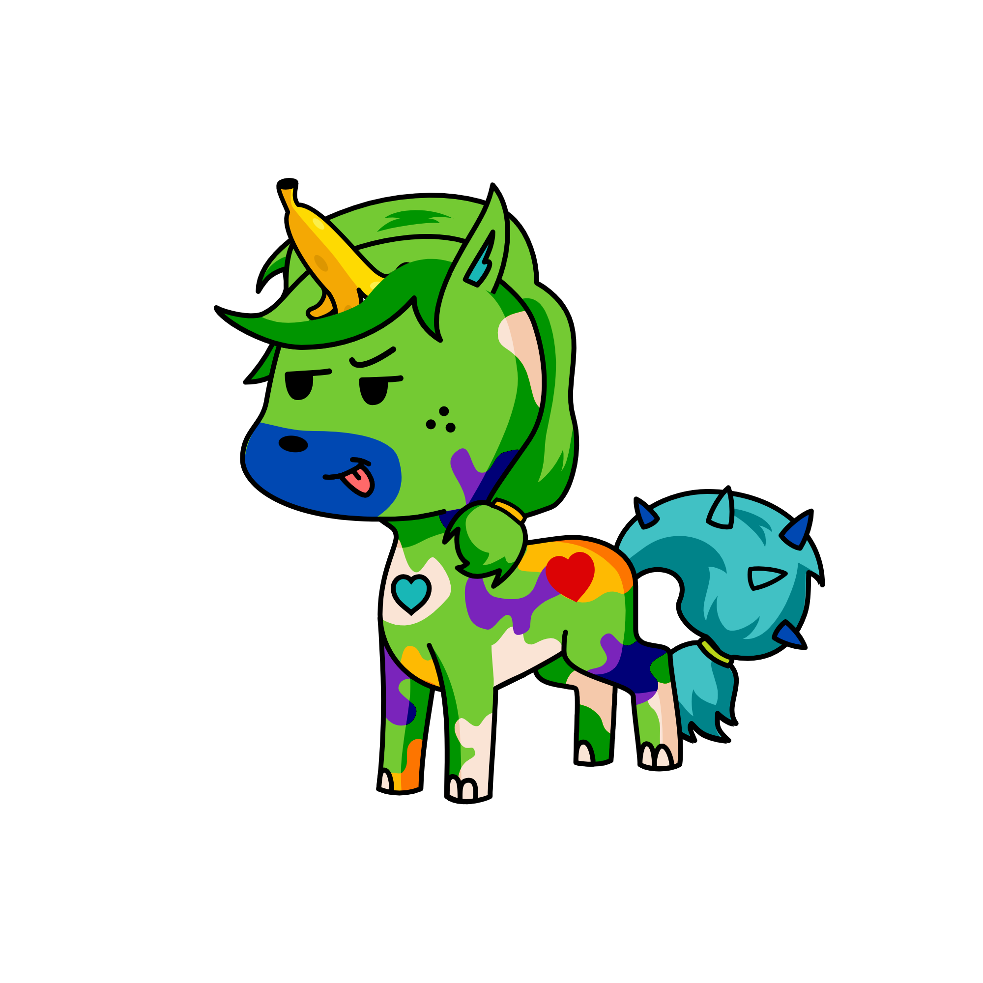 hi, the unicorn