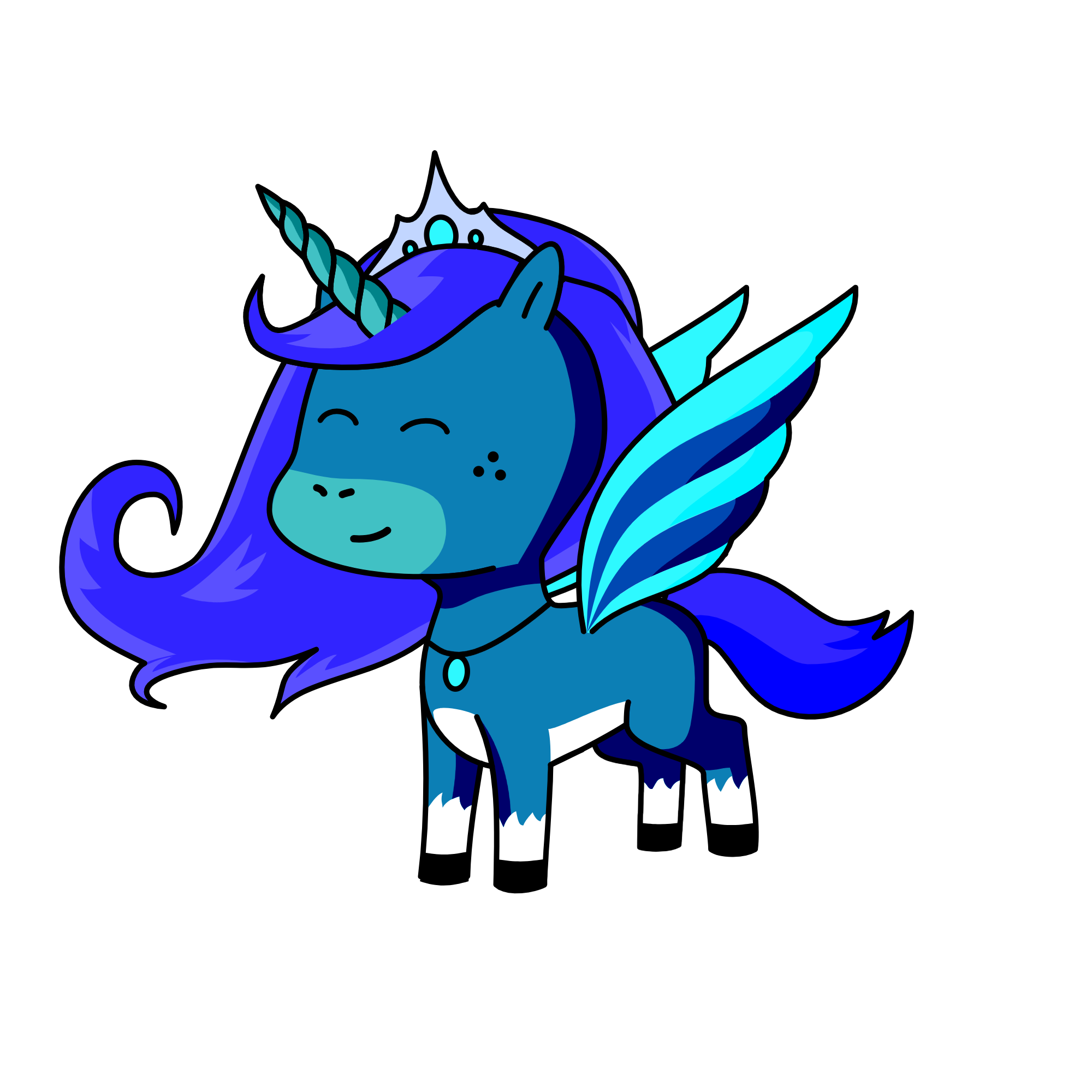 Snowstorm, the unicorn