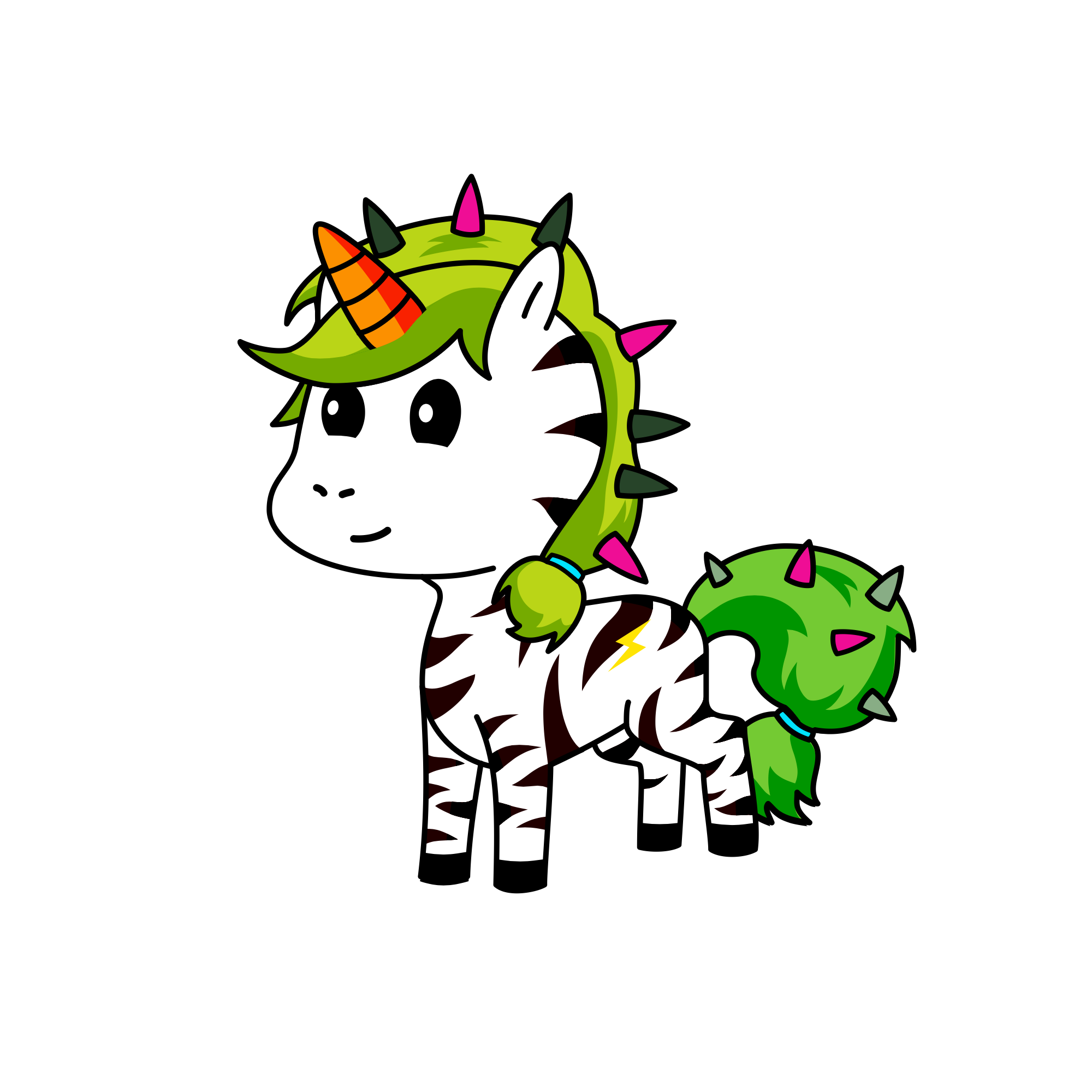 Zebbie, the unicorn
