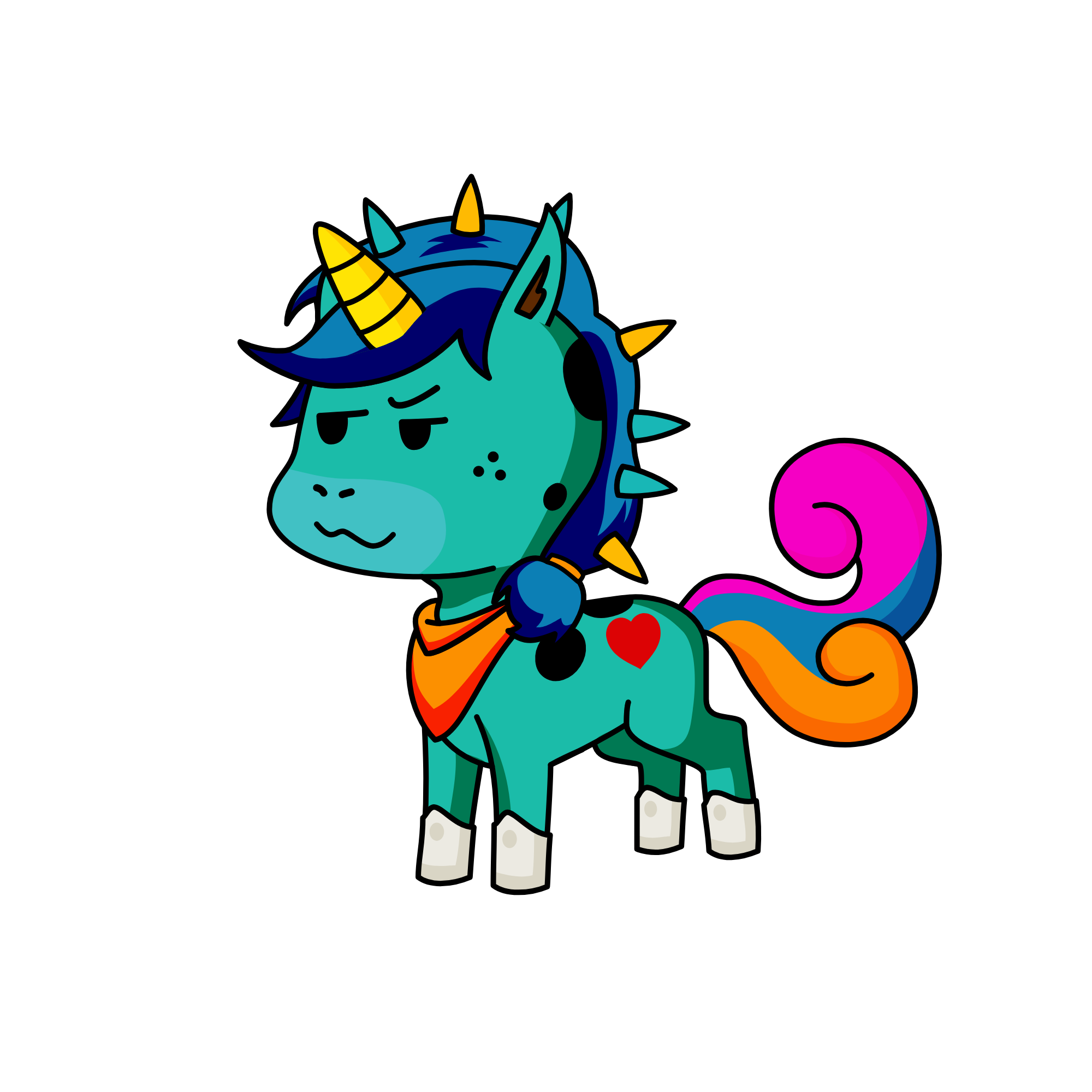 Rock Storm, the unicorn