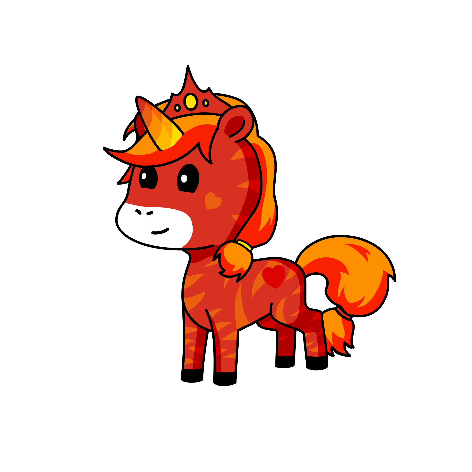 Ember Flame Beltran., the unicorn