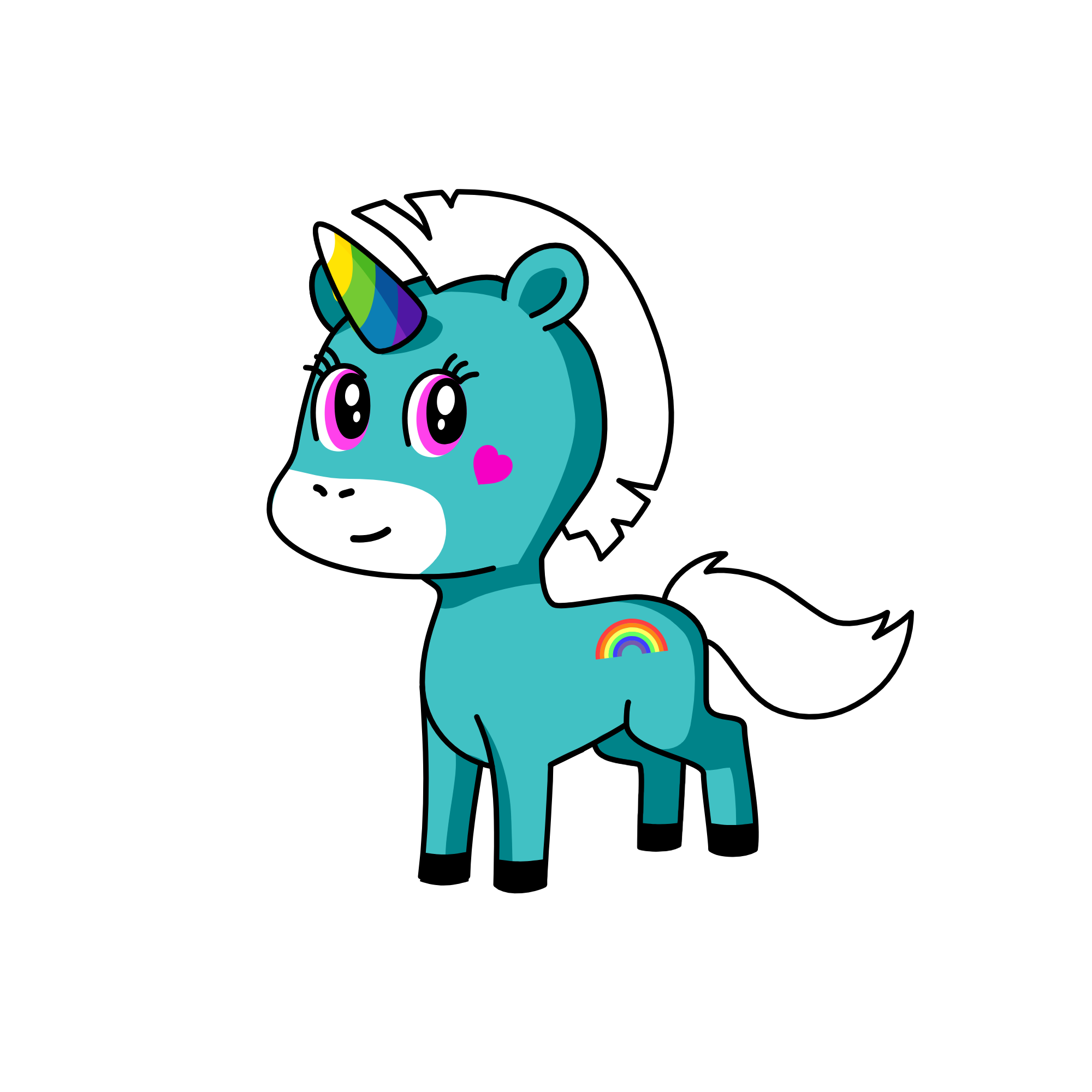 booktail, the unicorn