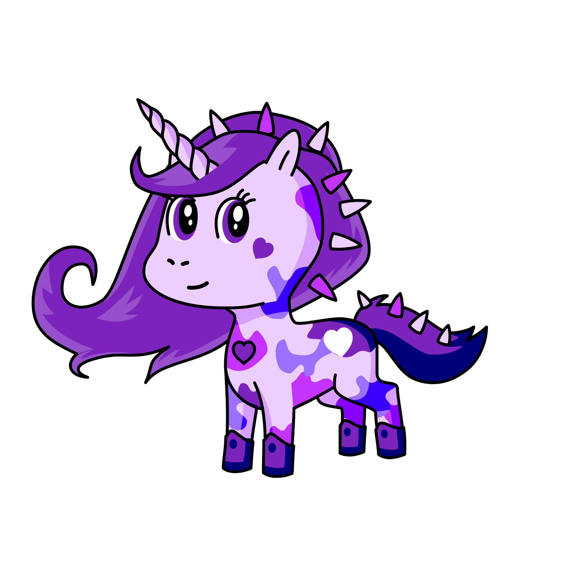purplie, the unicorn