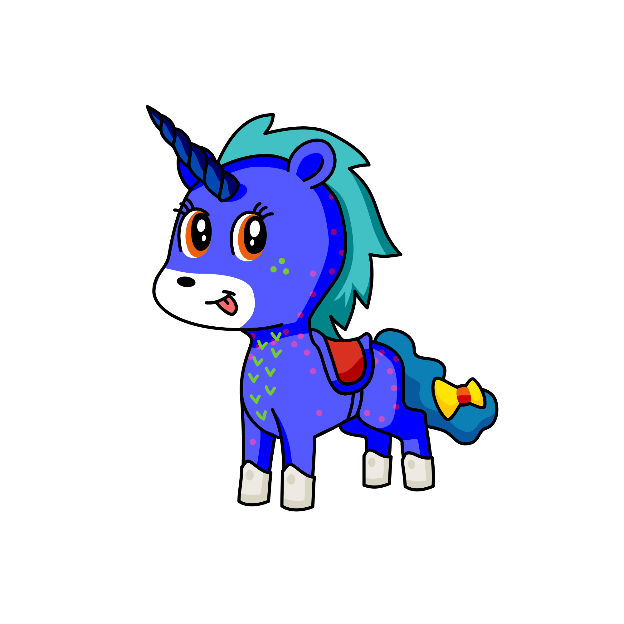 XD, the unicorn