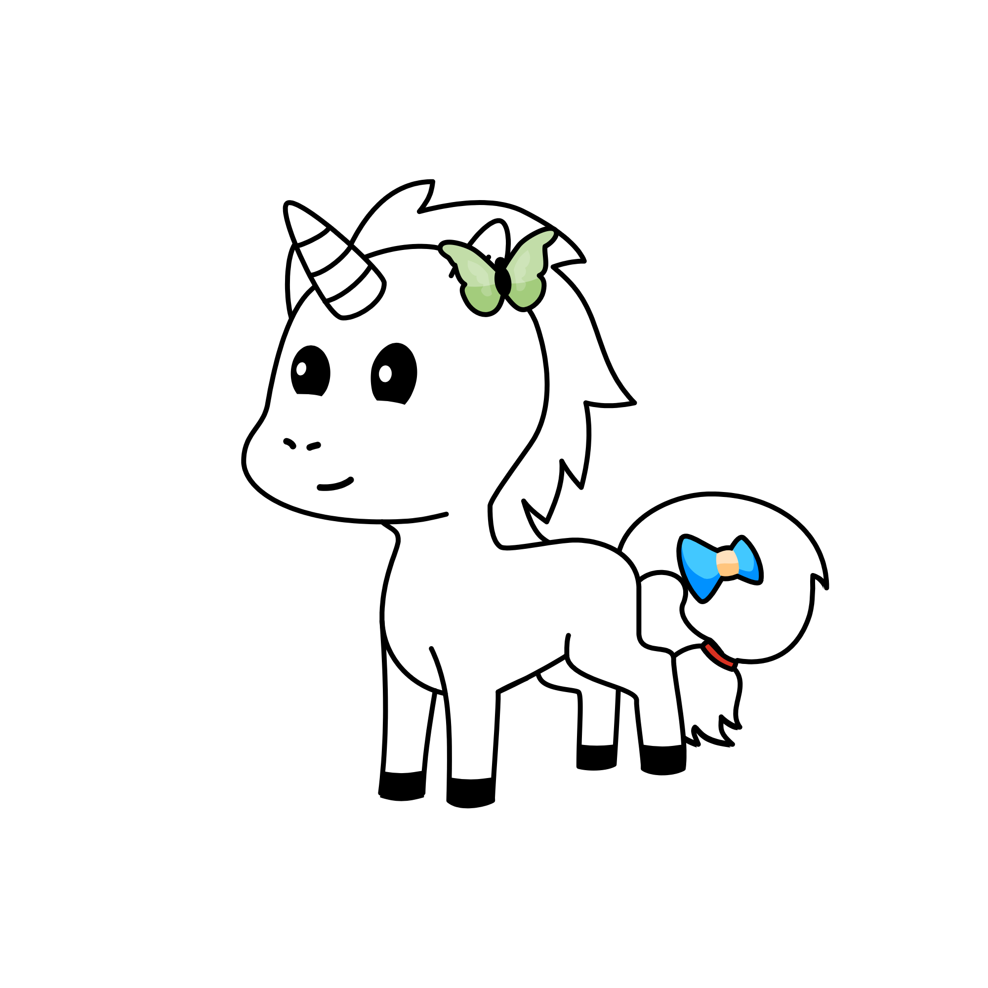 Ear poo, the unicorn