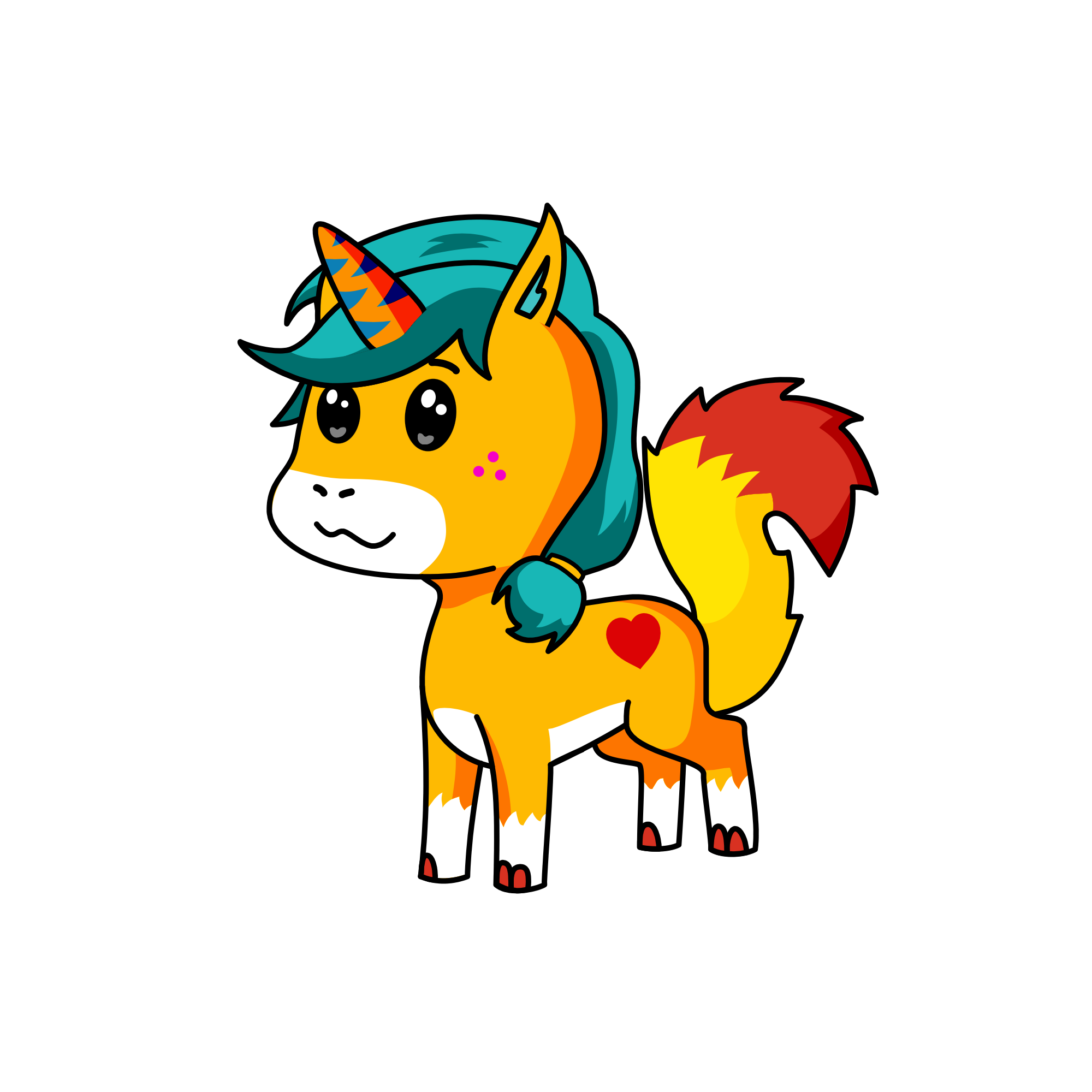 World on time , the unicorn