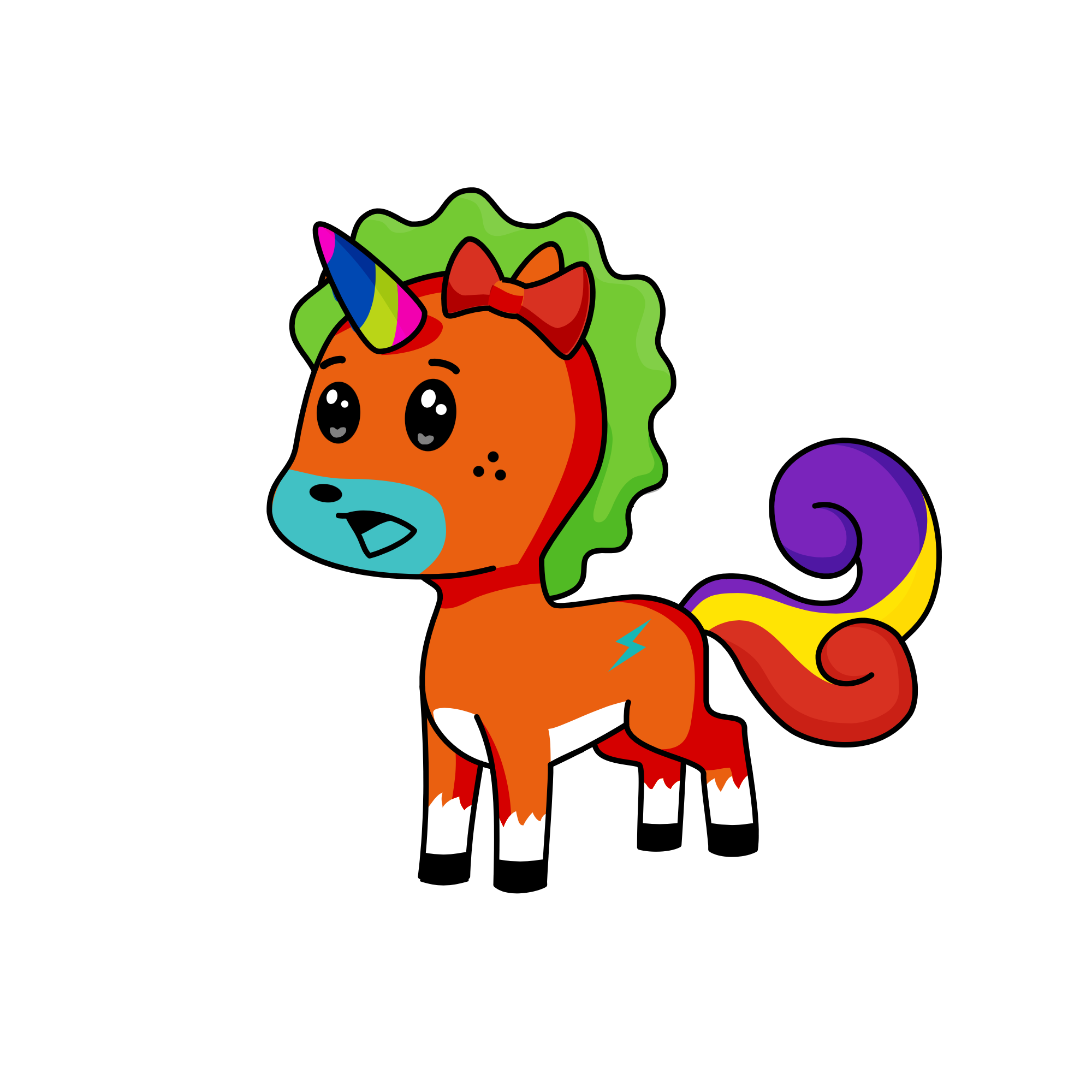 Skyly, the unicorn