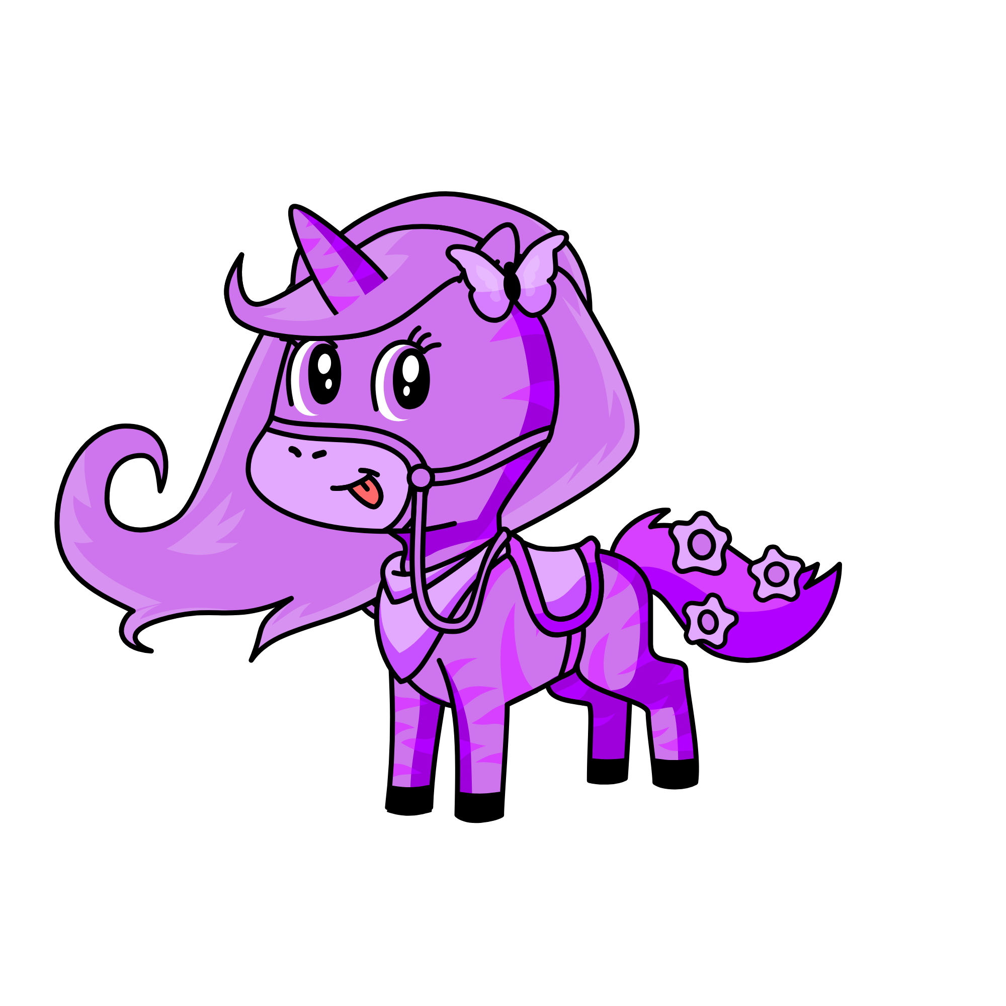 PurPur, the unicorn