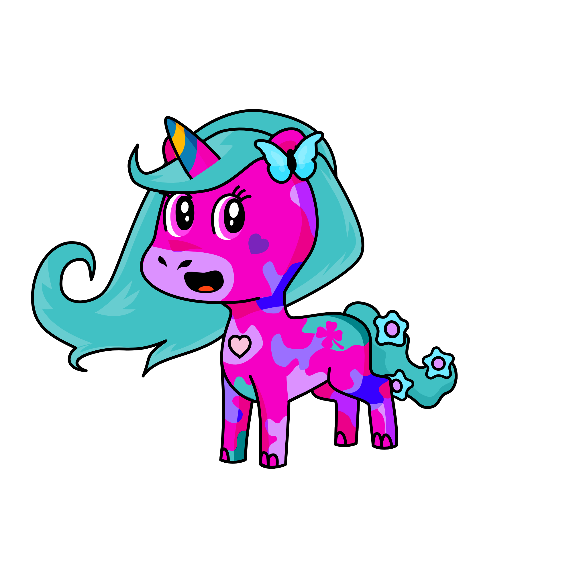rainbow, the unicorn