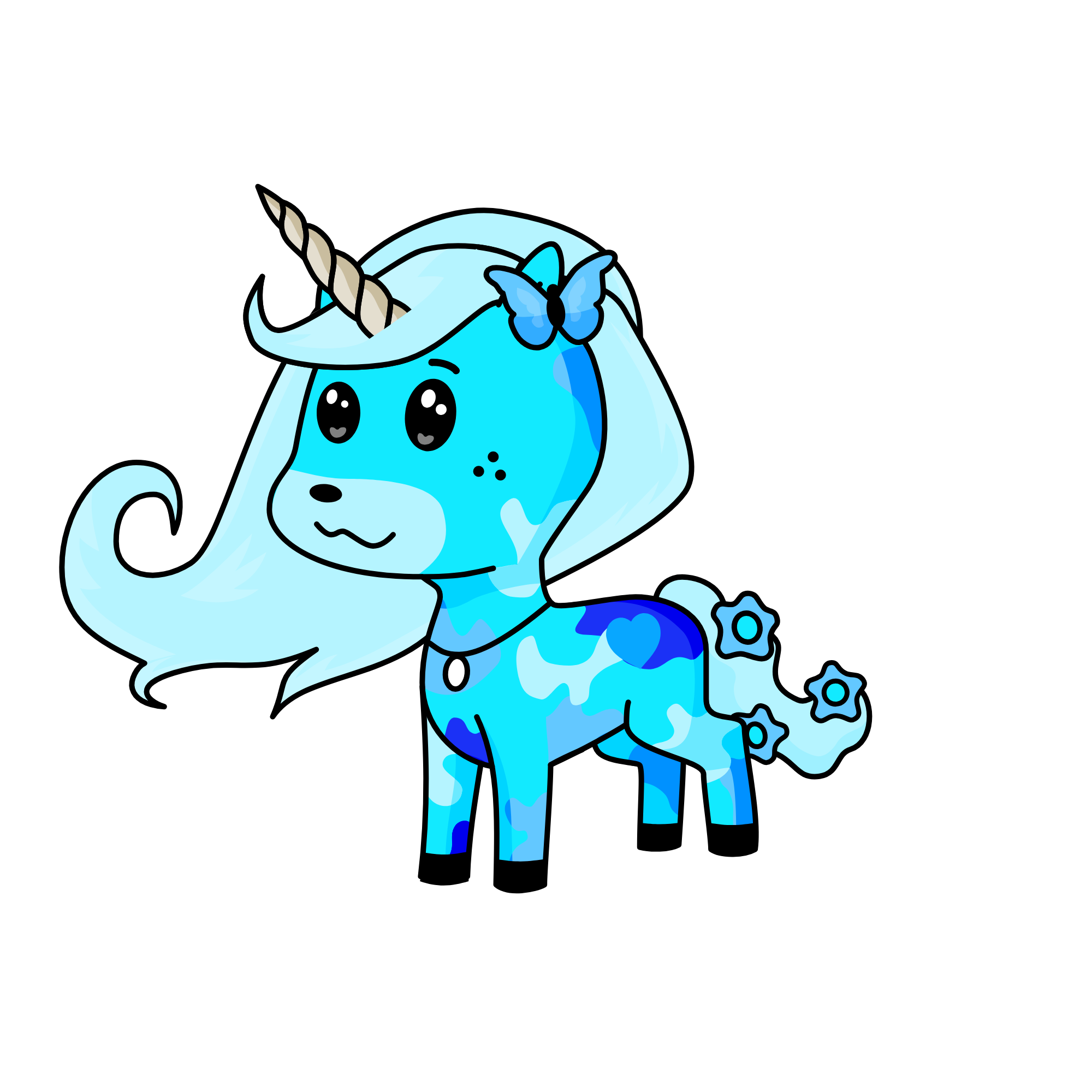 Sky the unicorn!!, the unicorn