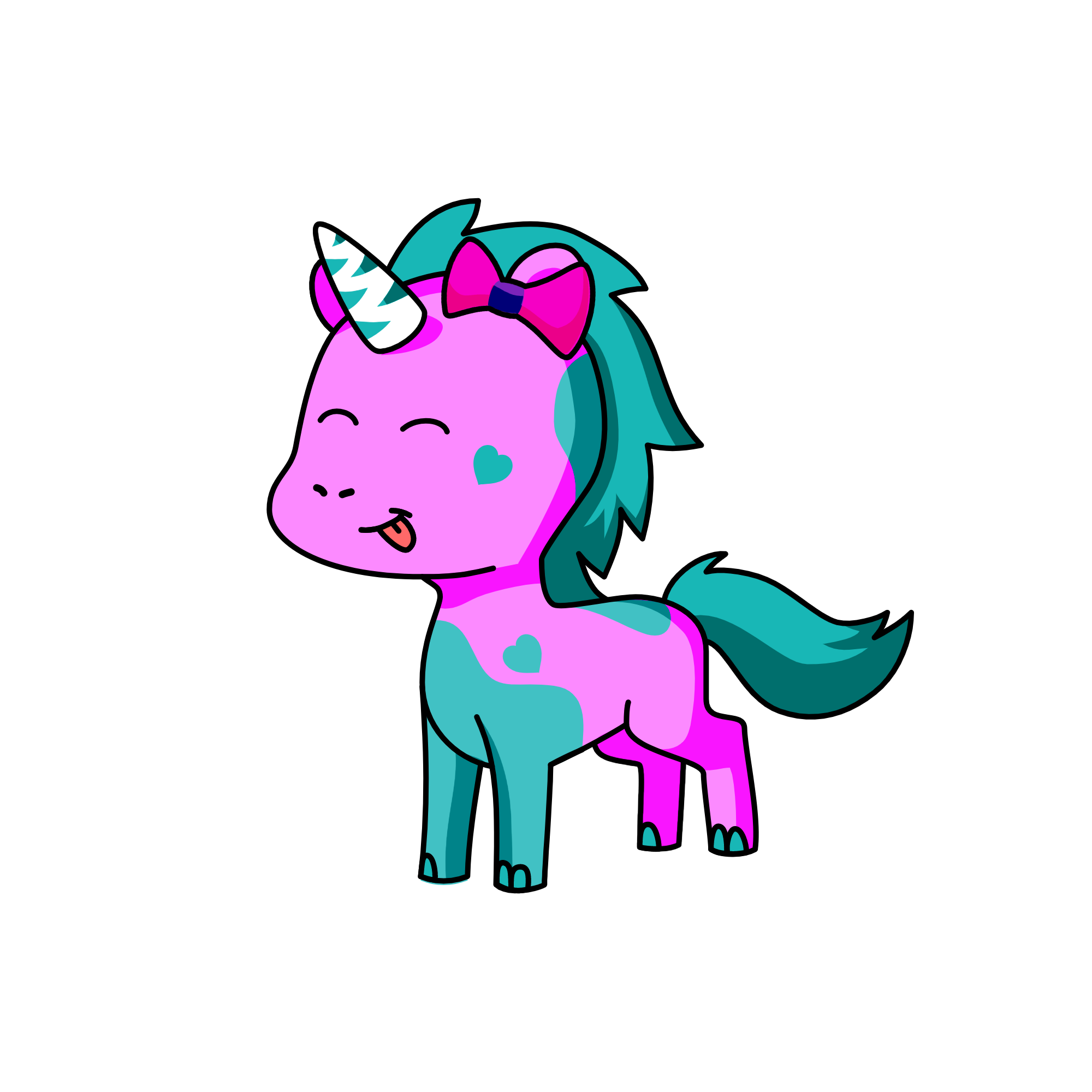 bubbles, the unicorn