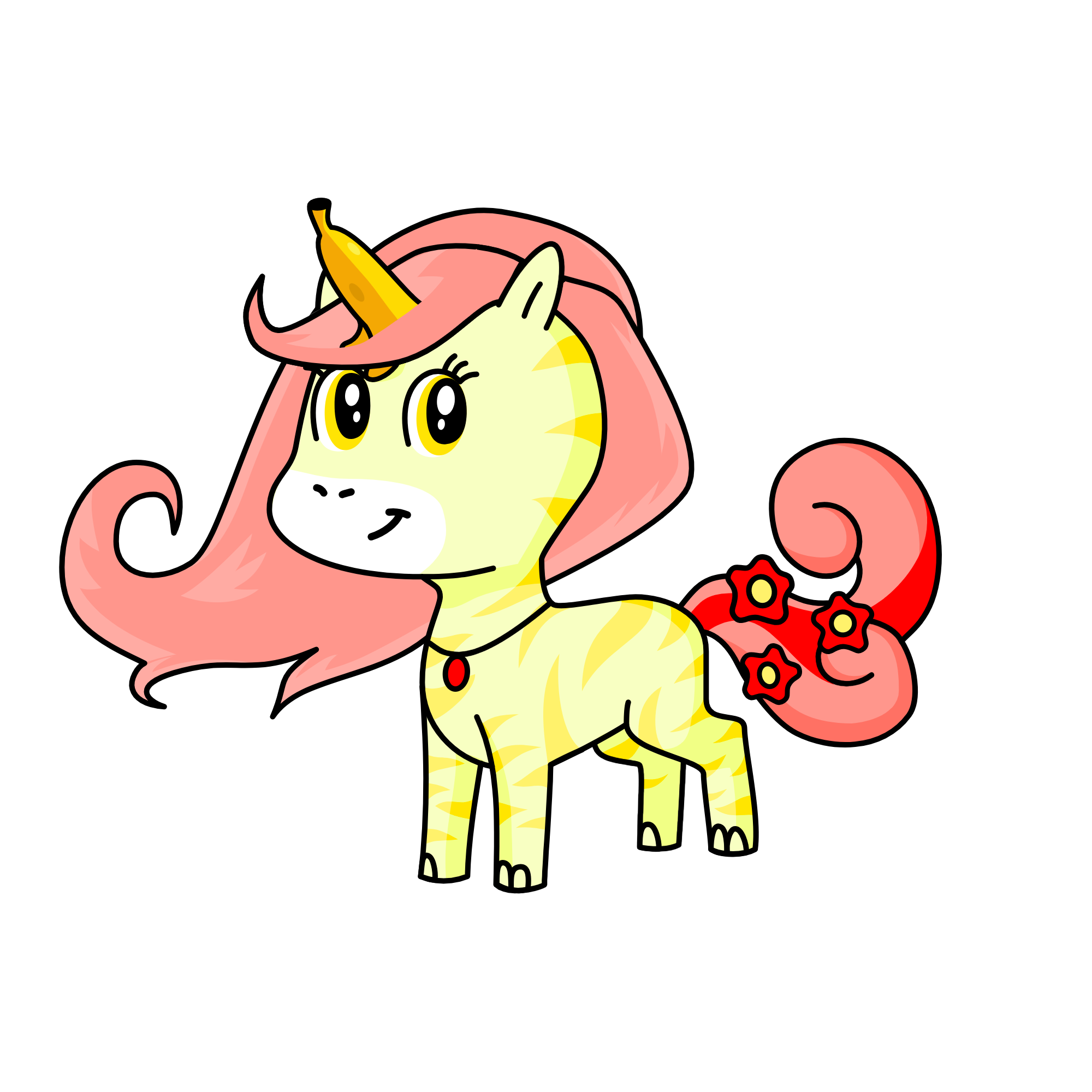 Strawberry Bannanna Cheesecake, the unicorn