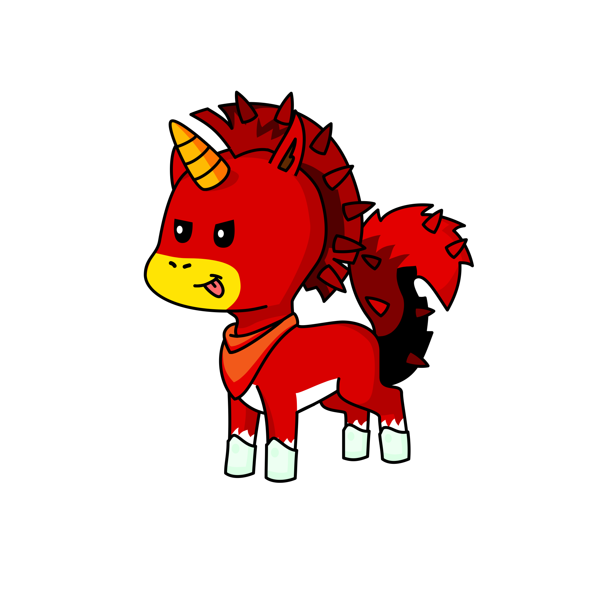 Knuckles, the unicorn