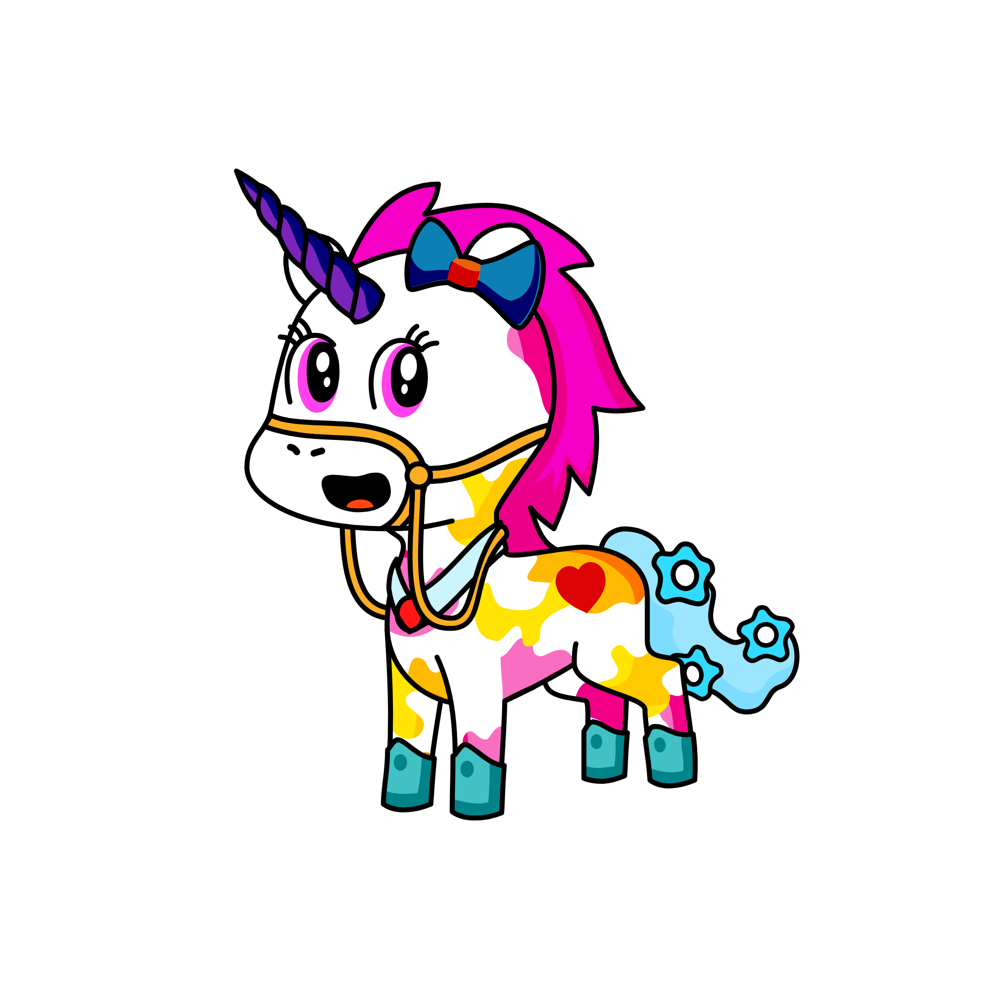 pinky, the unicorn
