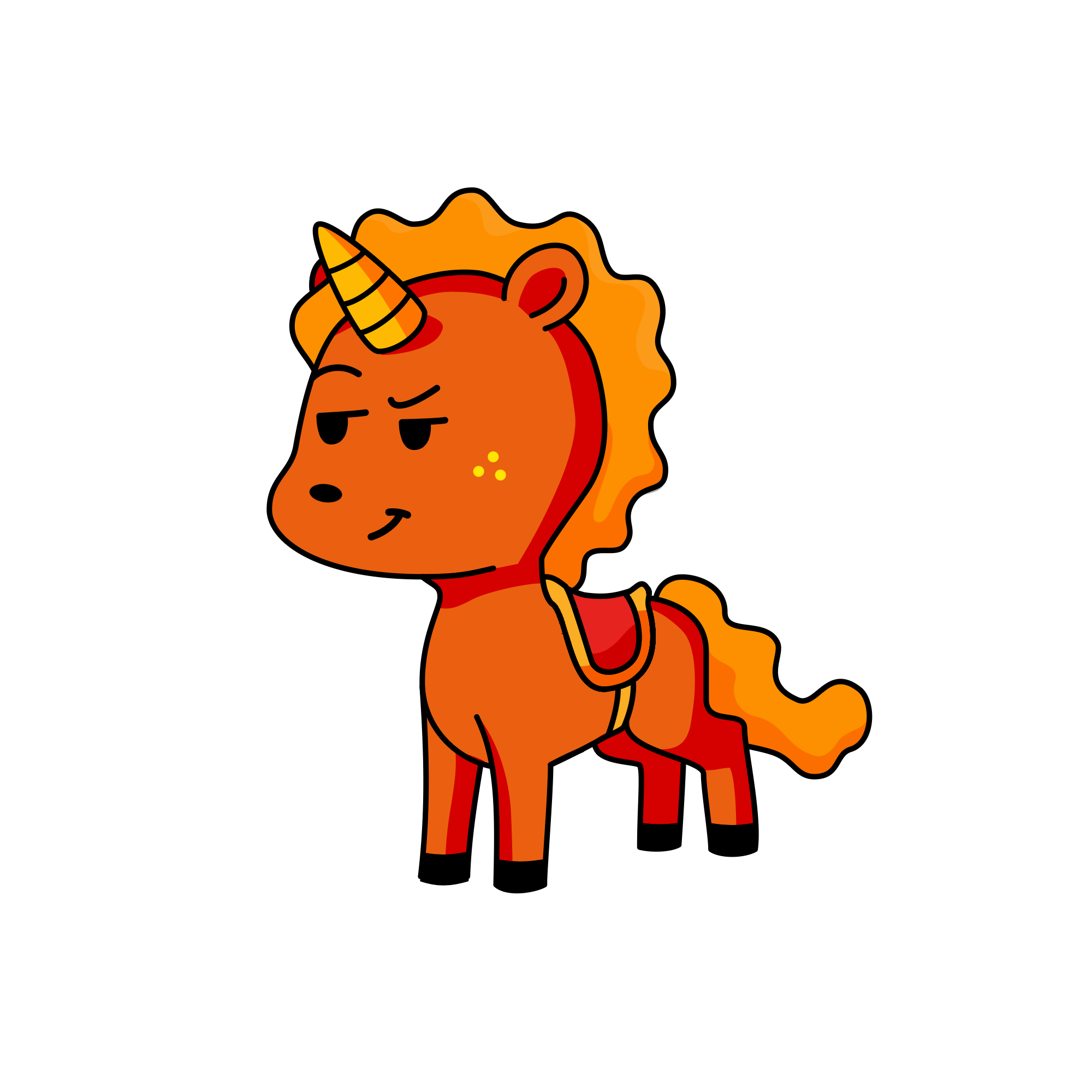 gingerbravo, the unicorn