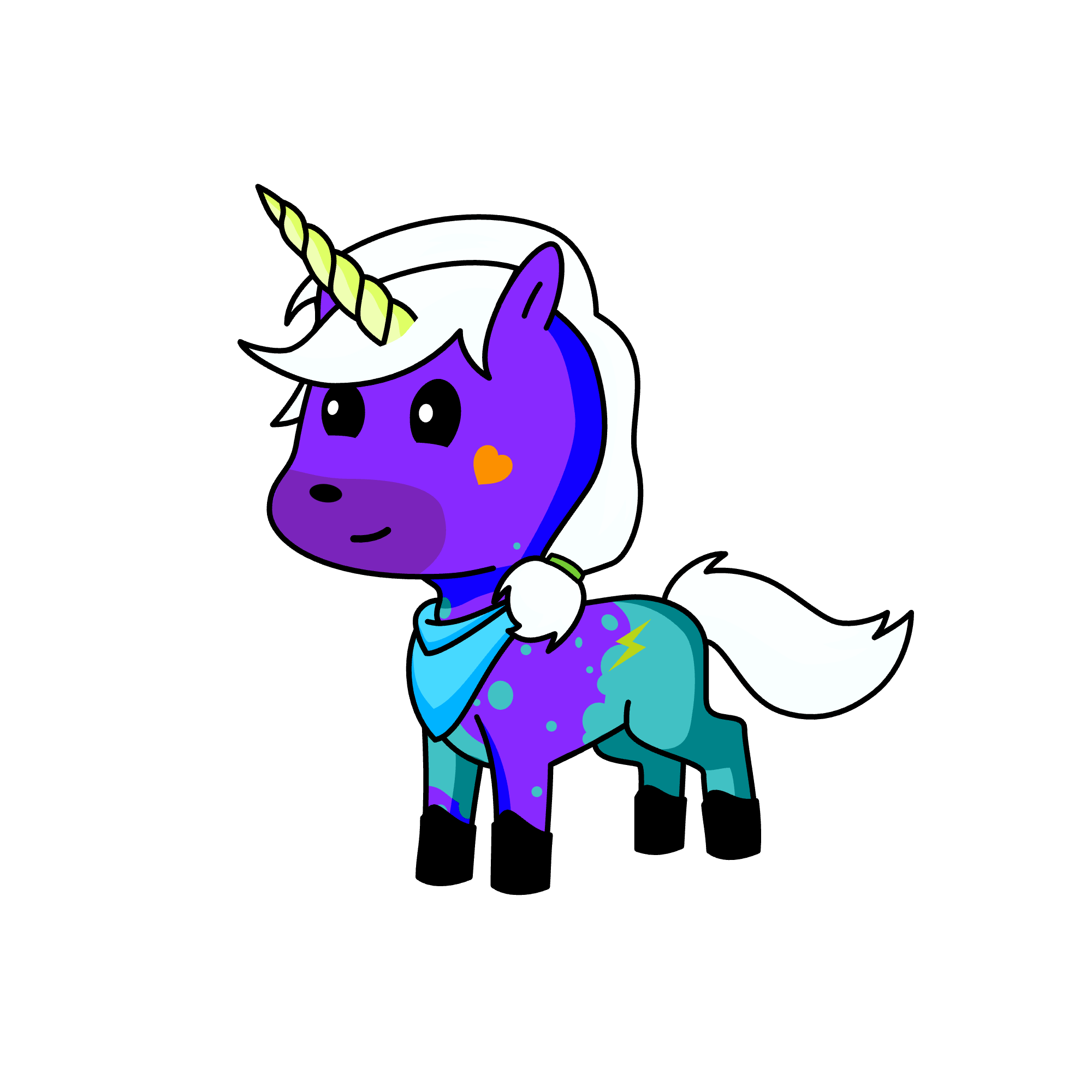rainbow happysprinkles, the unicorn