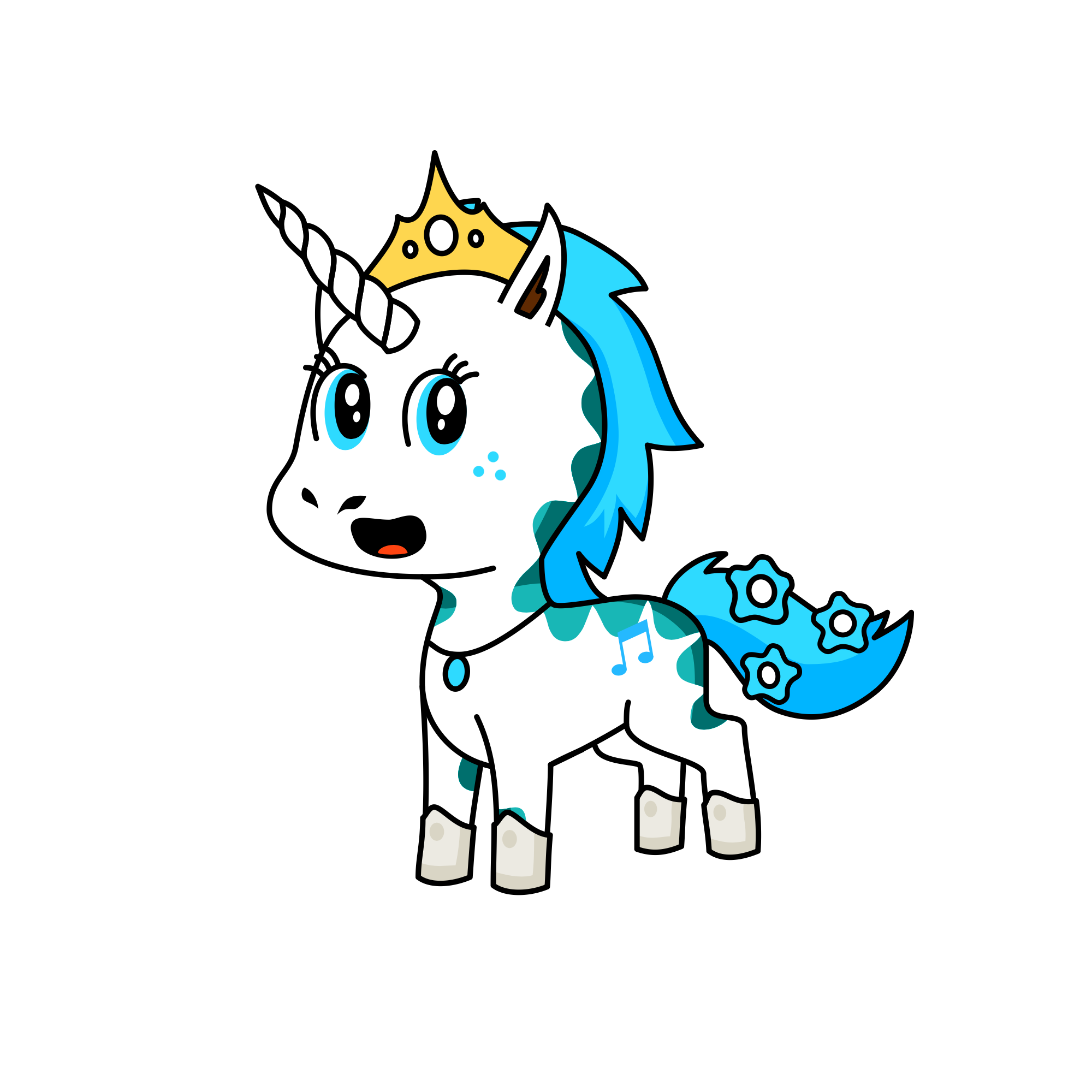 Sea anuimal ajdvehsvvwkwb, the unicorn