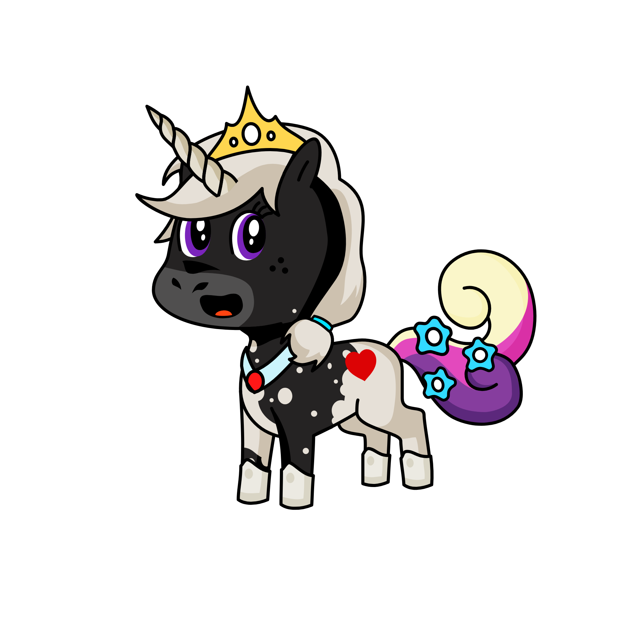 Starry, the unicorn