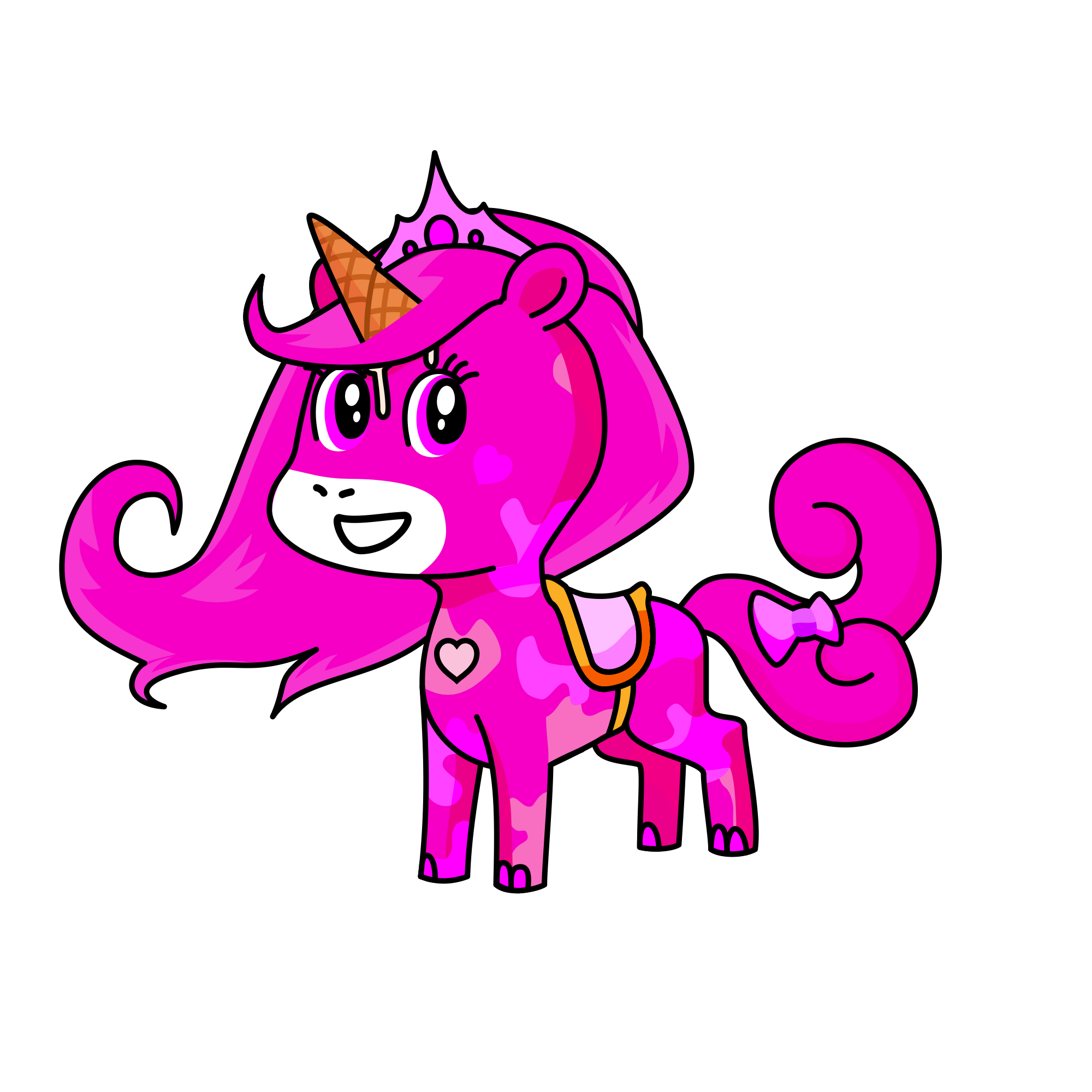 Miss Pink-a-licious , the unicorn