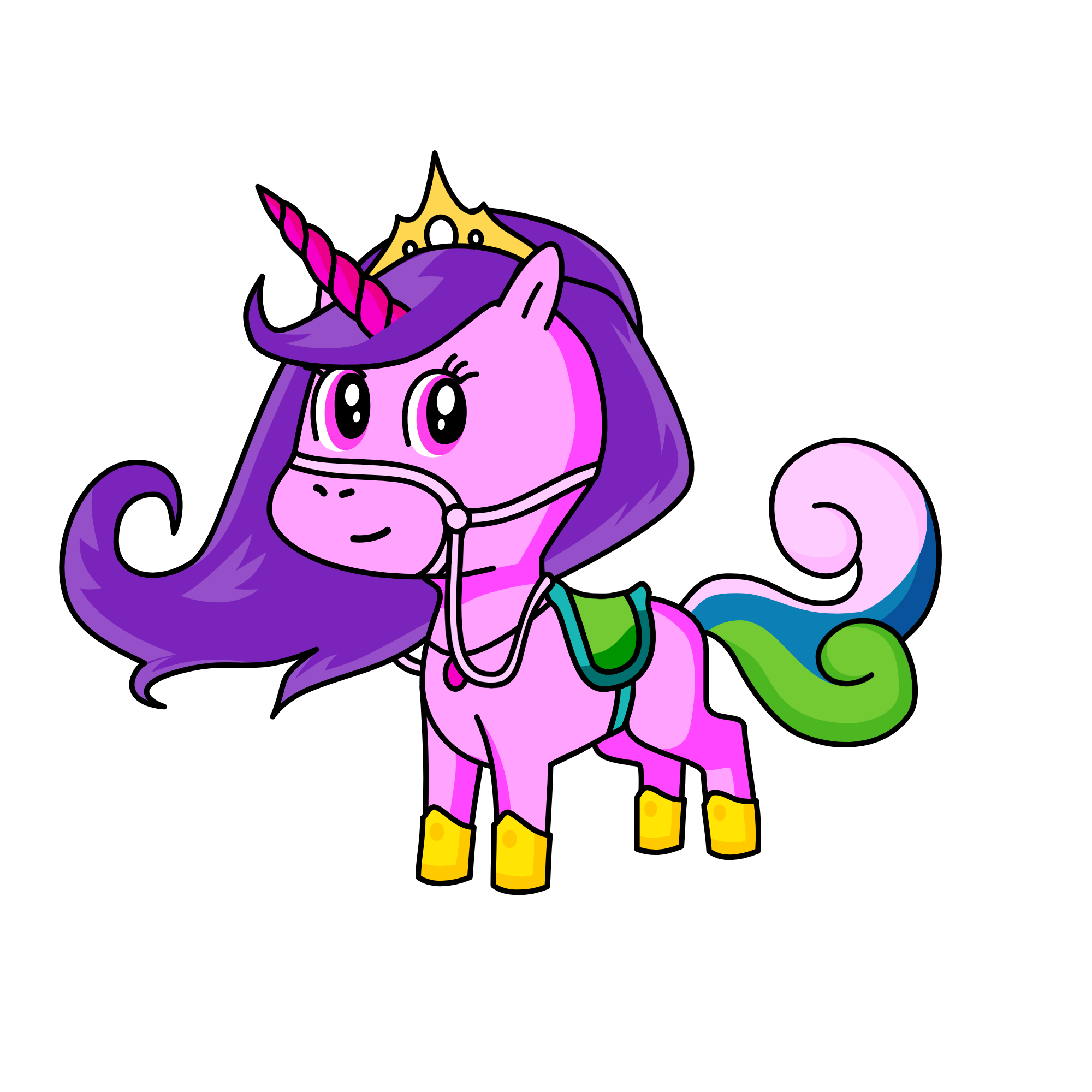 princess aurora, the unicorn
