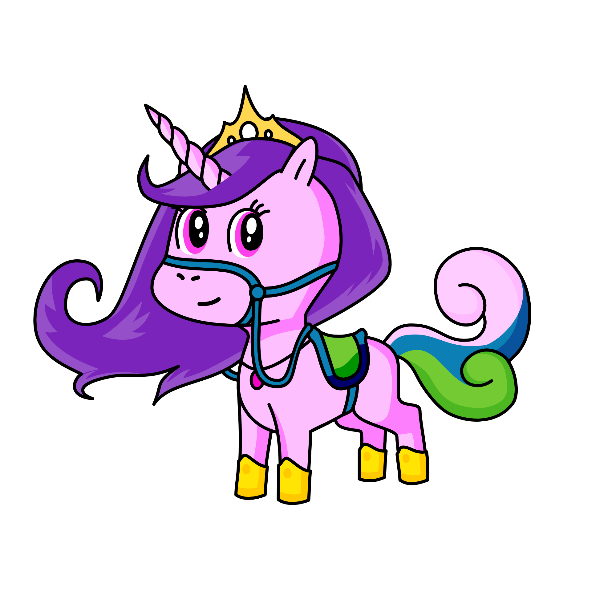 princess aurora, the unicorn