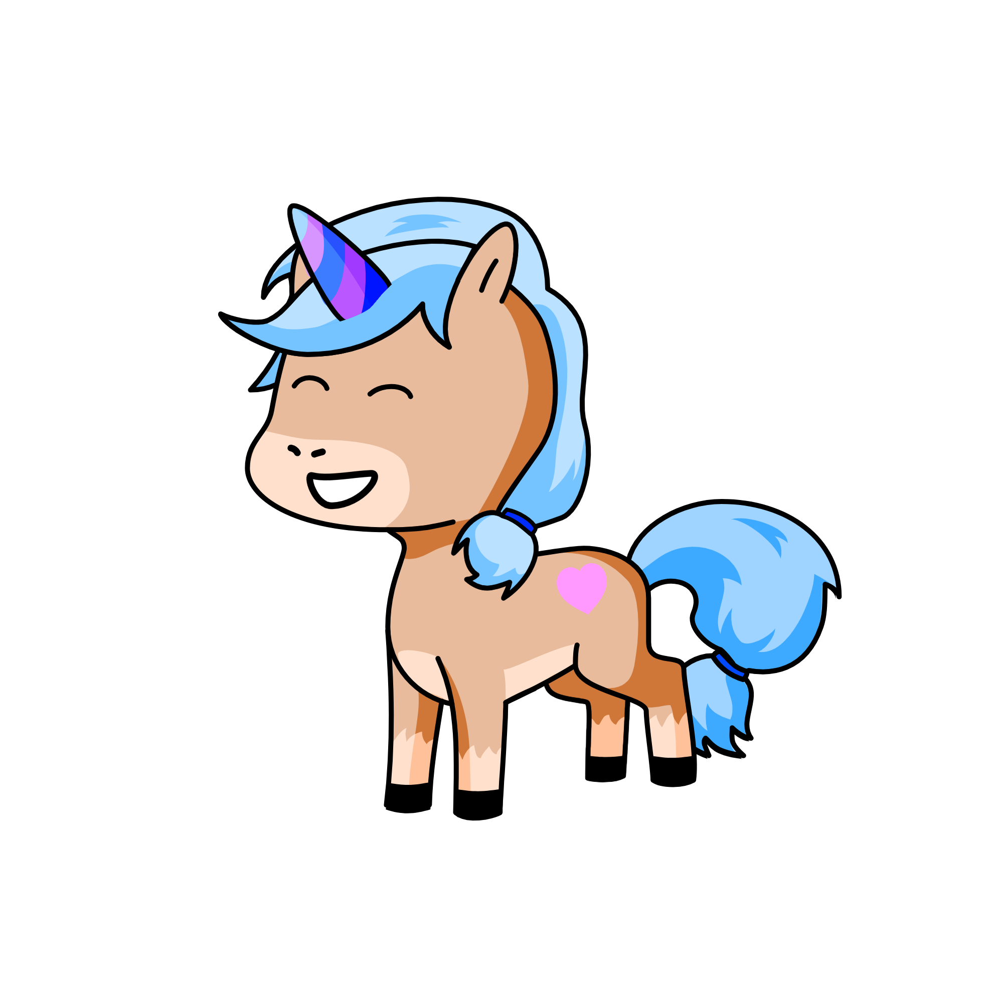 cool unicorn, the unicorn