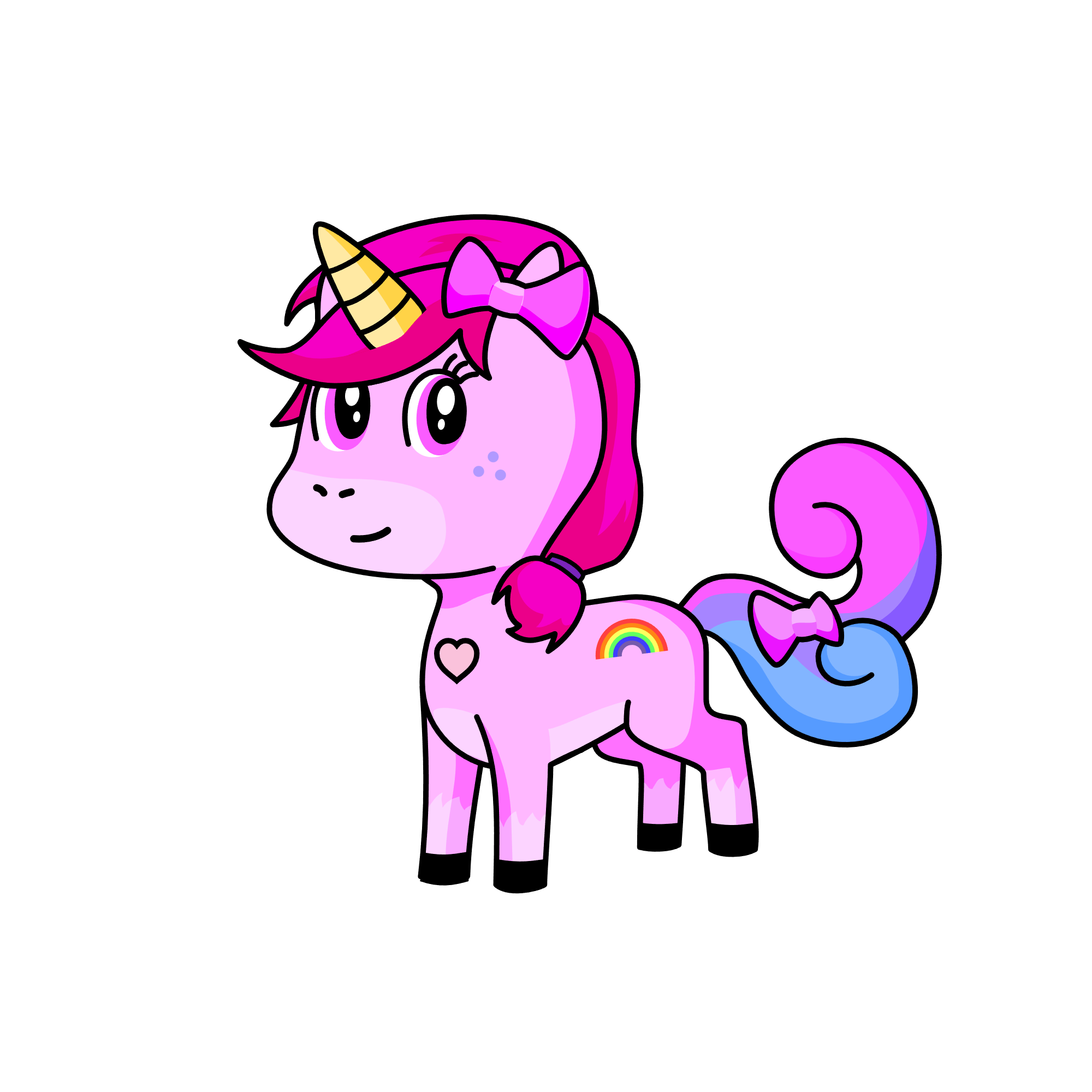 Blossom, the unicorn
