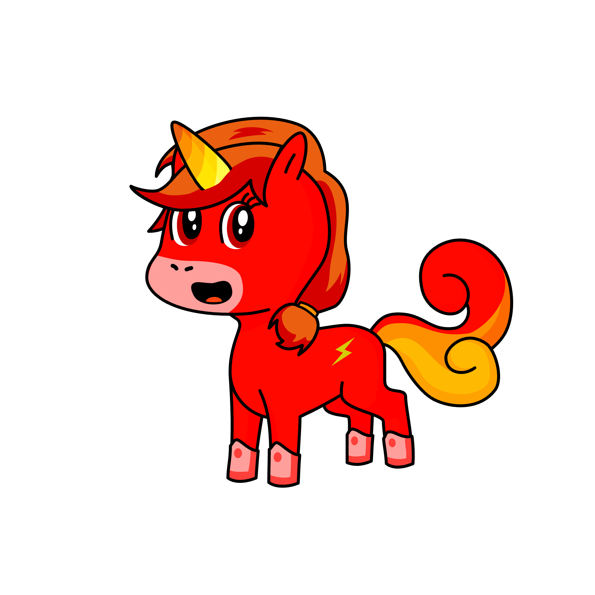 firey, the unicorn