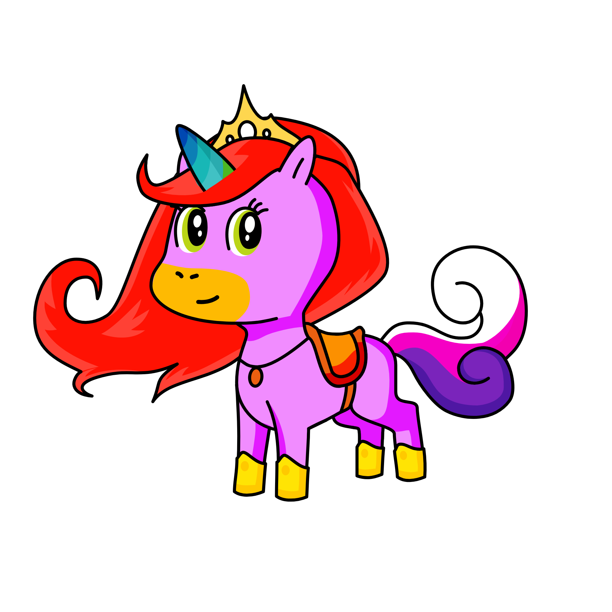 princess rainbow, the unicorn