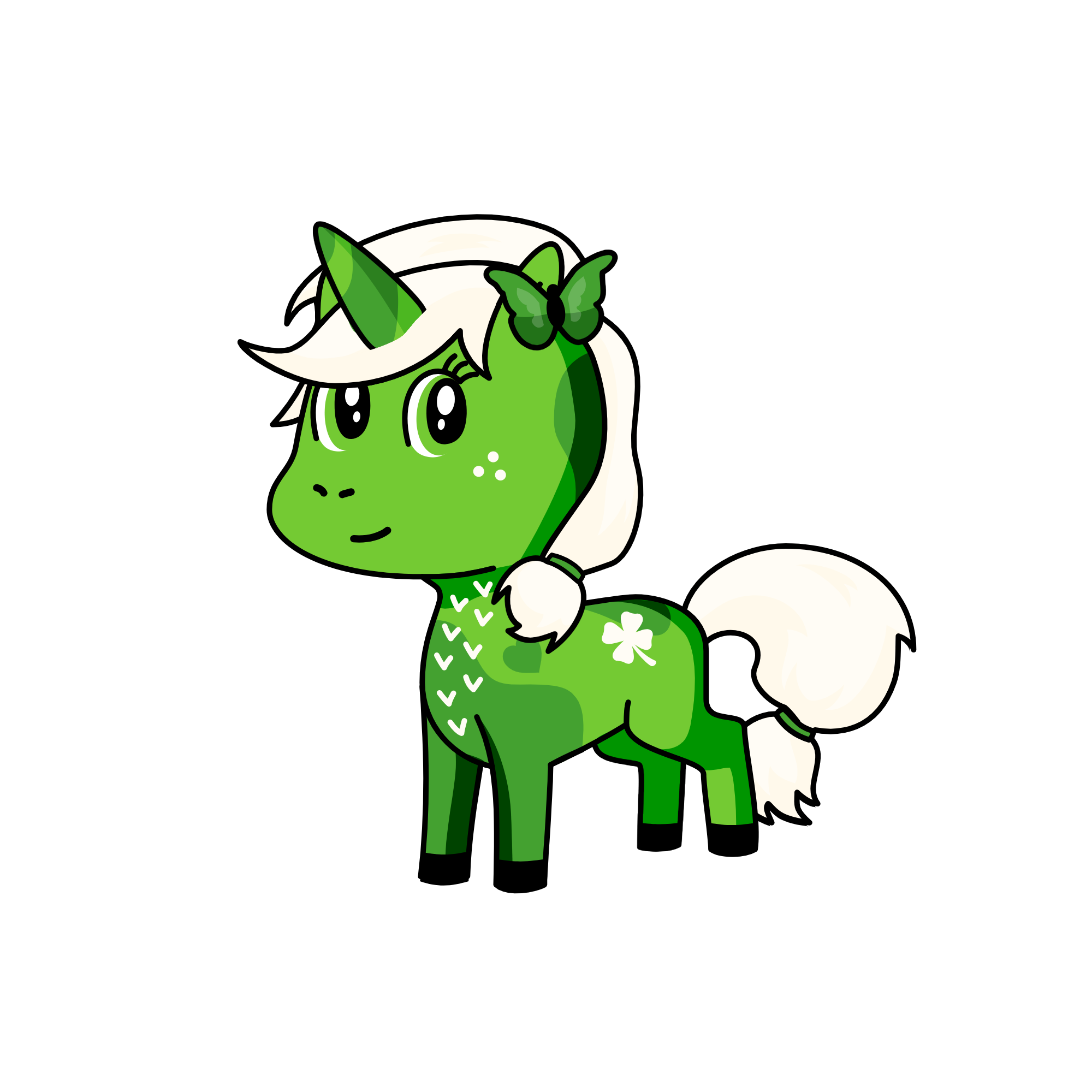 clover, the unicorn