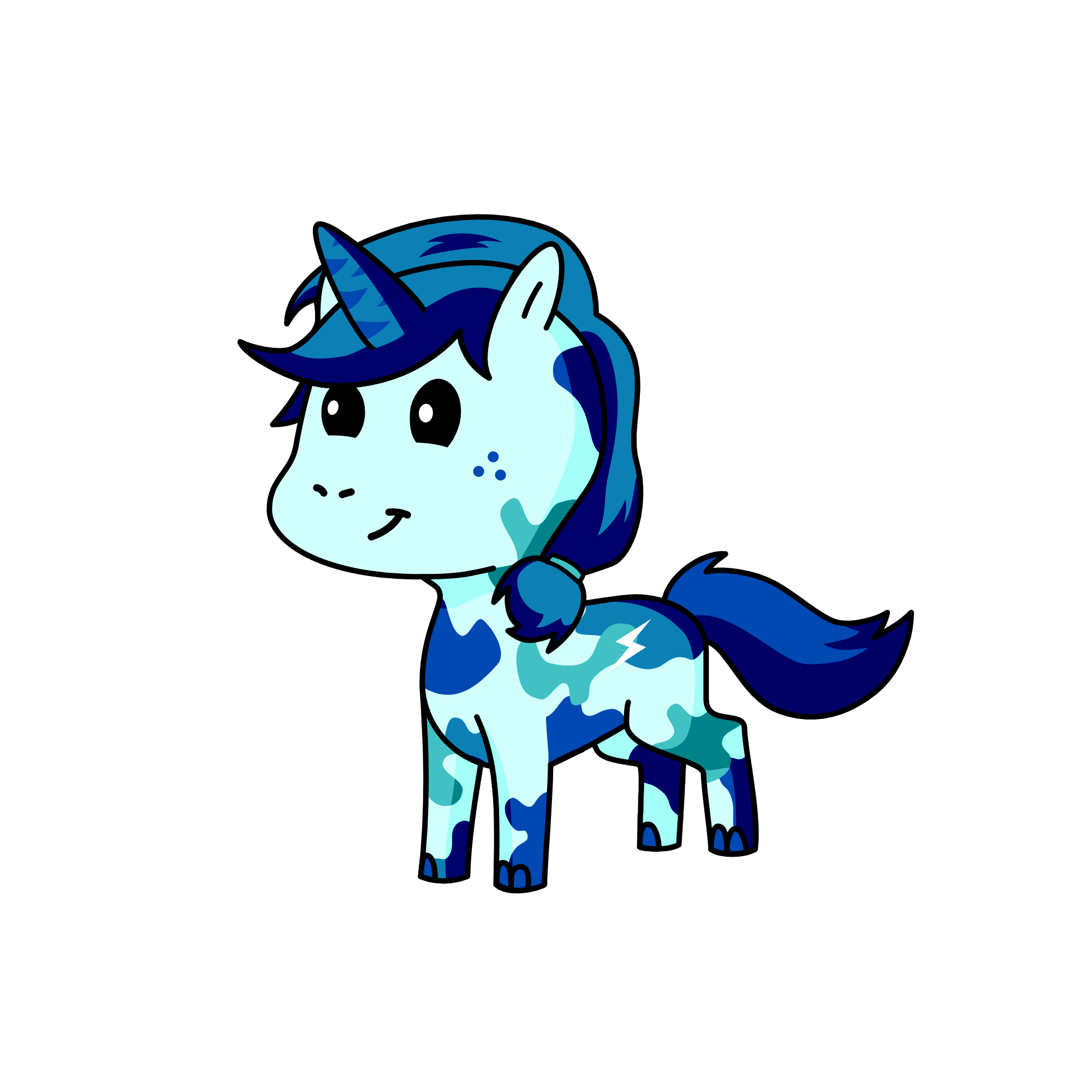 moonlit, the unicorn