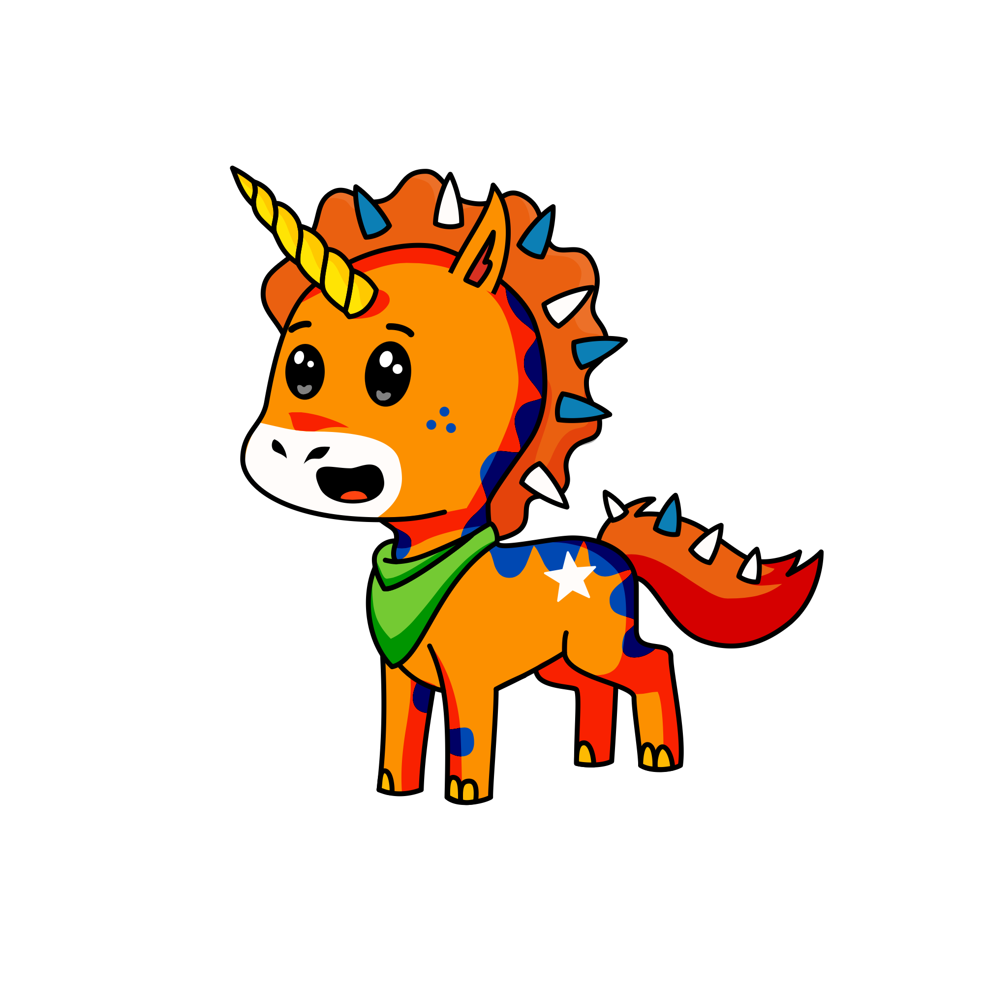Cool guy, the unicorn