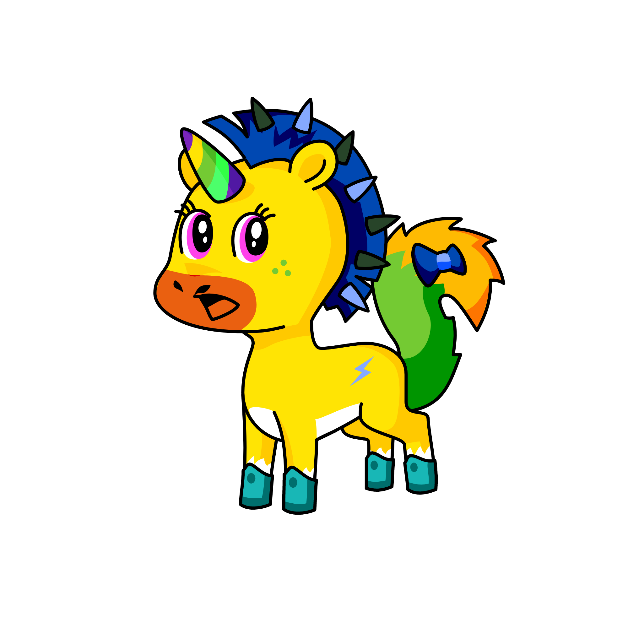 ونىلالعغع, the unicorn