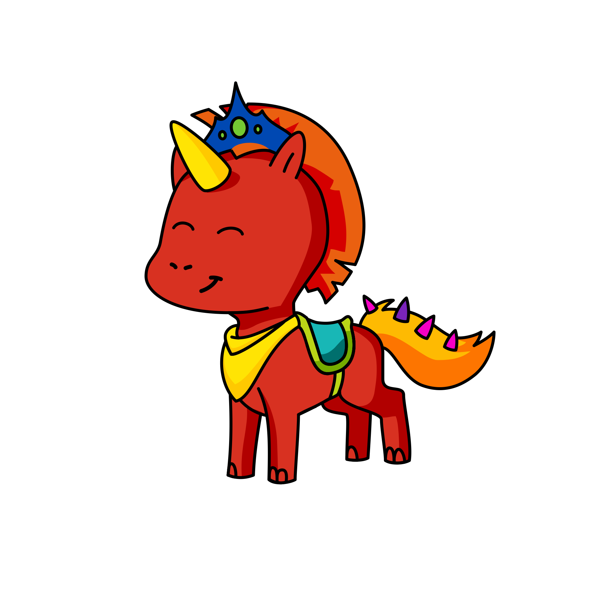 King of the desert, the unicorn