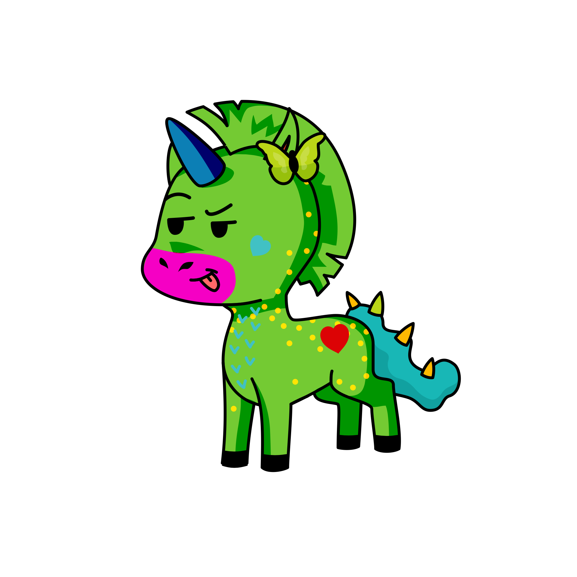 J, the unicorn