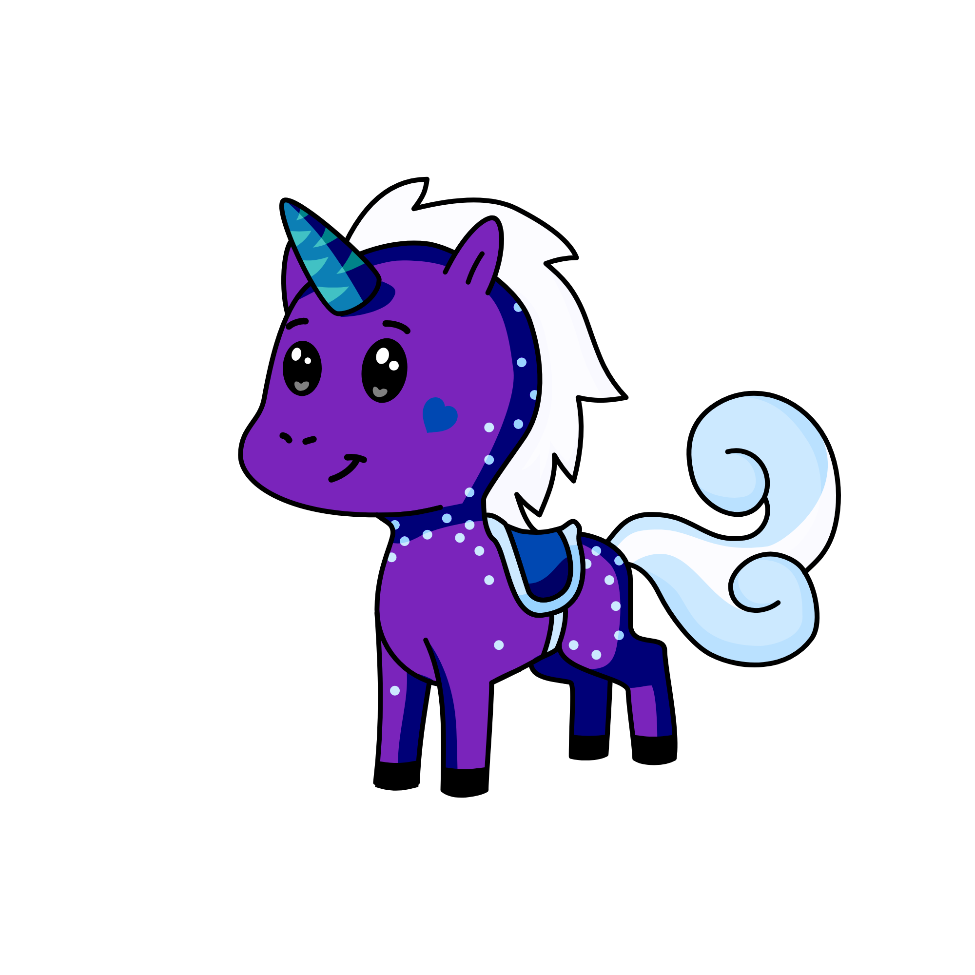 Shy Moon, the unicorn