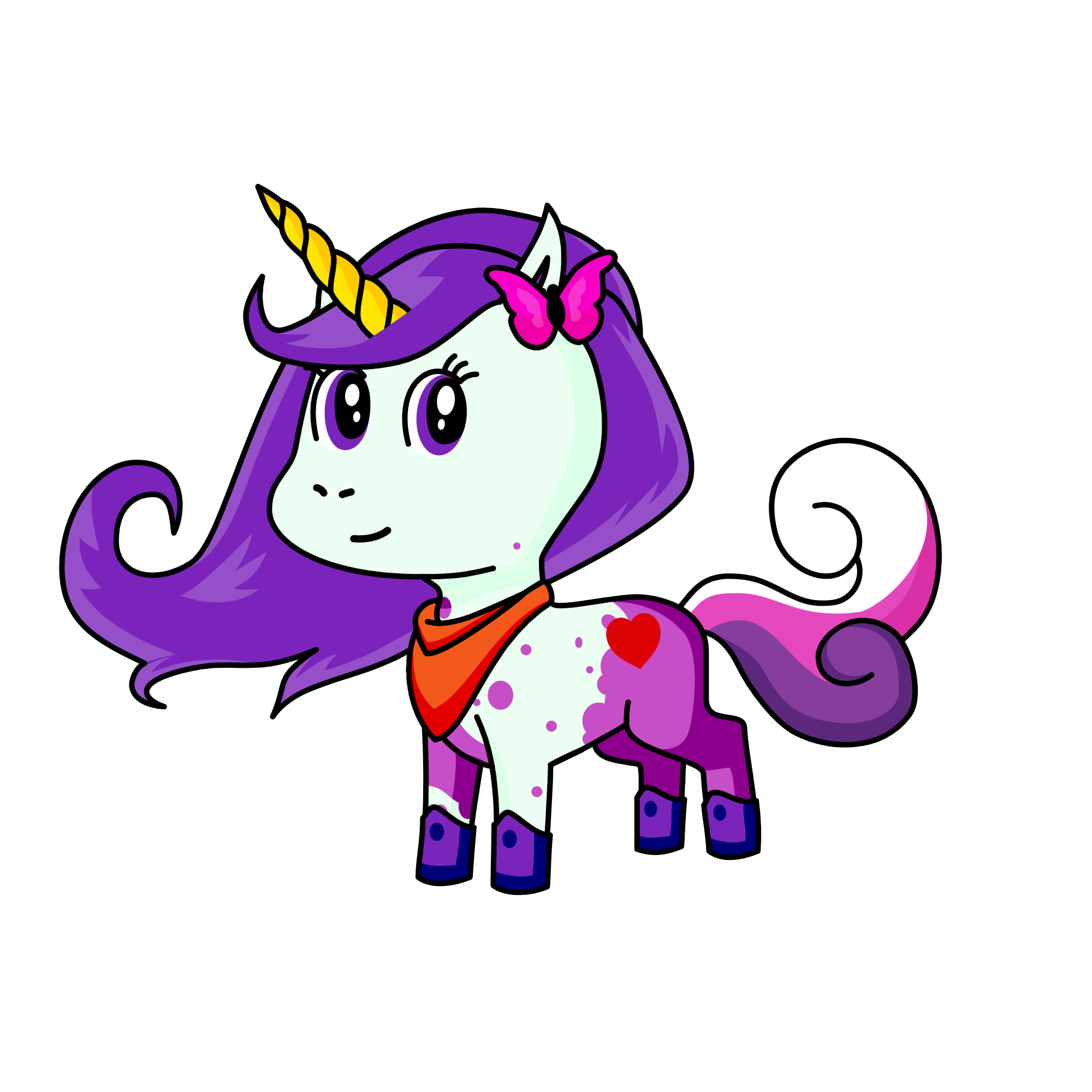 Evee, the unicorn