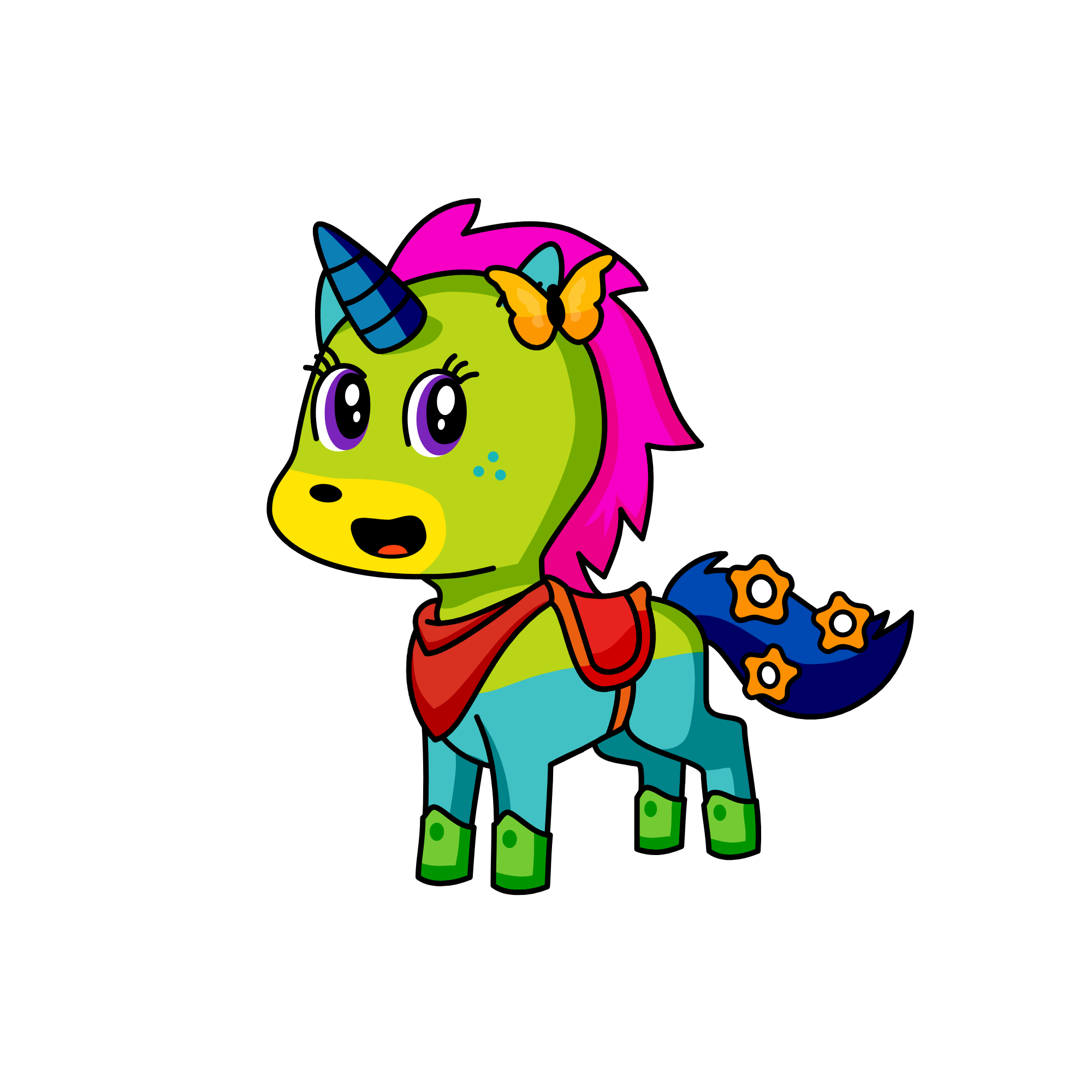 raindbow, the unicorn