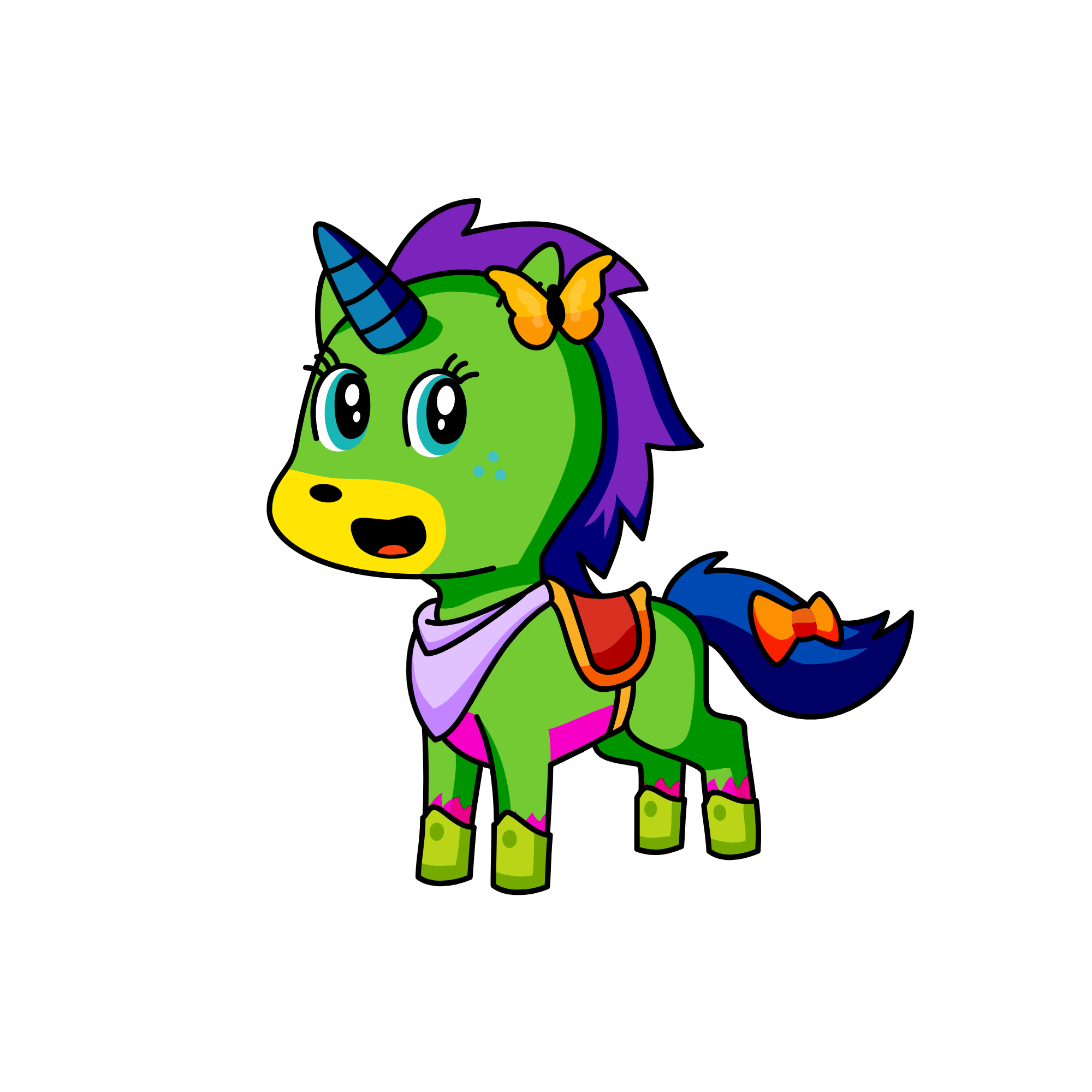 rainbow, the unicorn